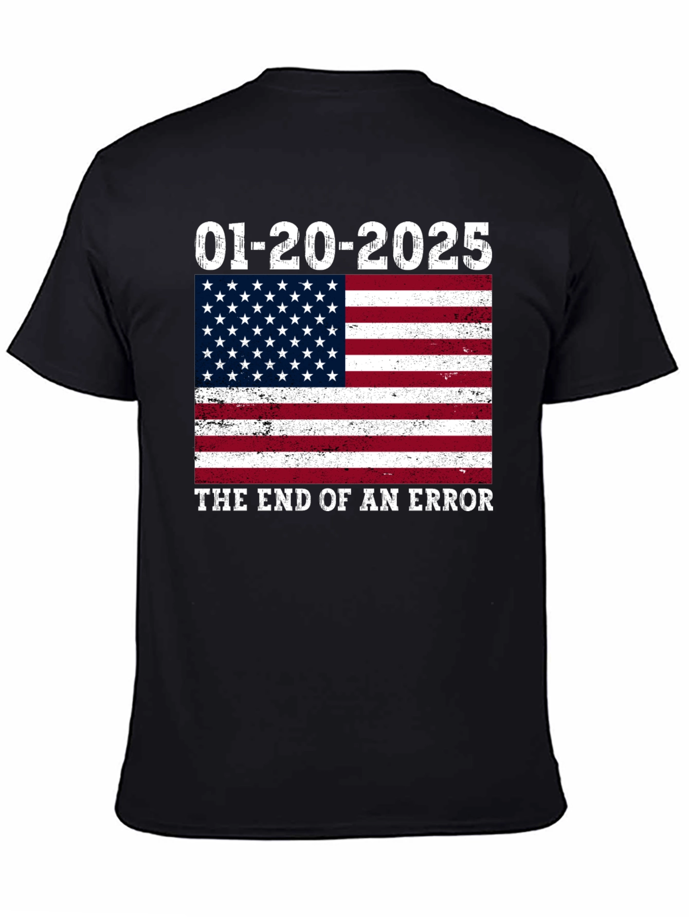 End of Error T-Shirt - Patriotic Flag Tee