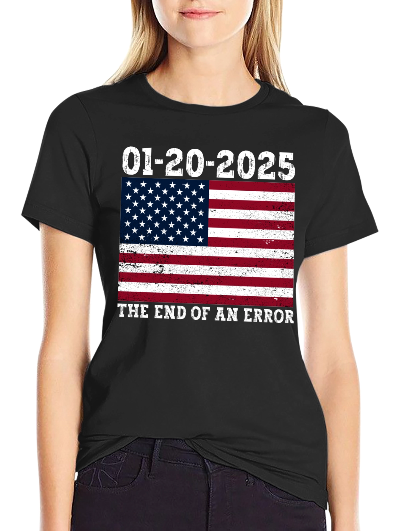 End of Error T-Shirt - Patriotic Flag Tee