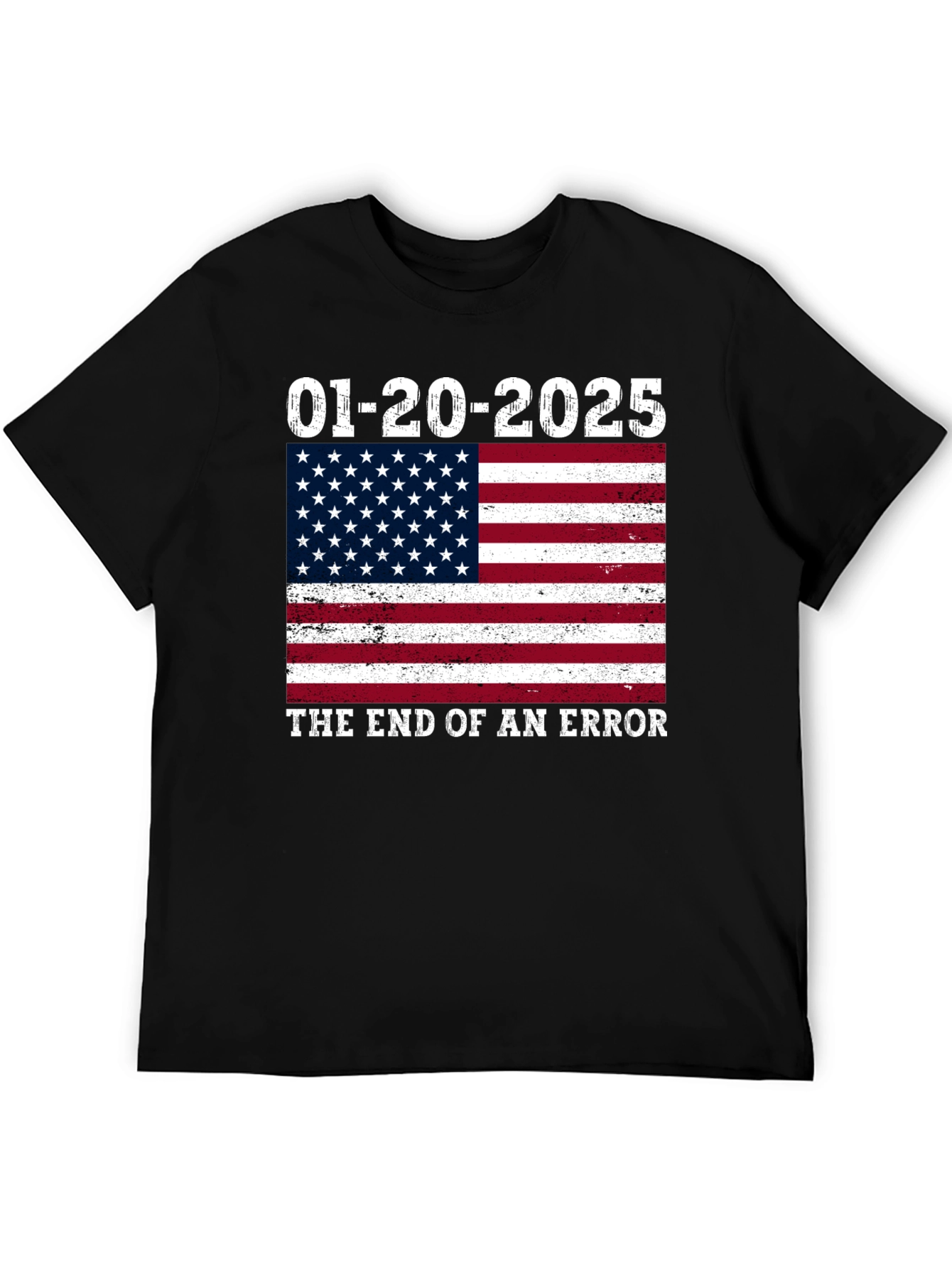 End of Error T-Shirt - Patriotic Flag Tee