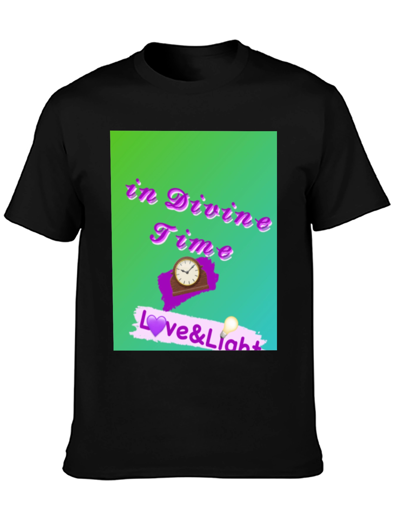 In Divine Time Tee - Love & Light T-Shirt