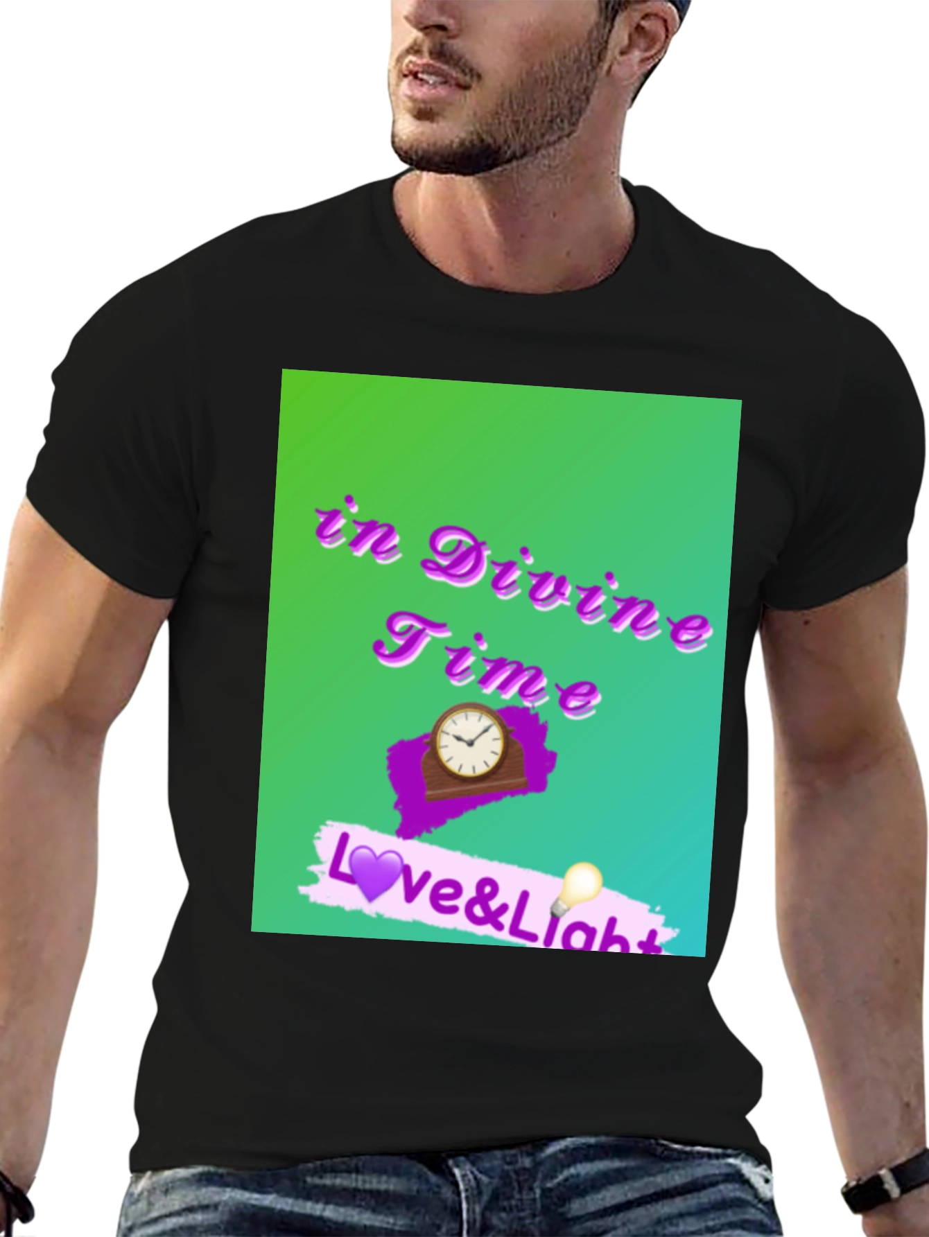 In Divine Time Tee - Love & Light T-Shirt