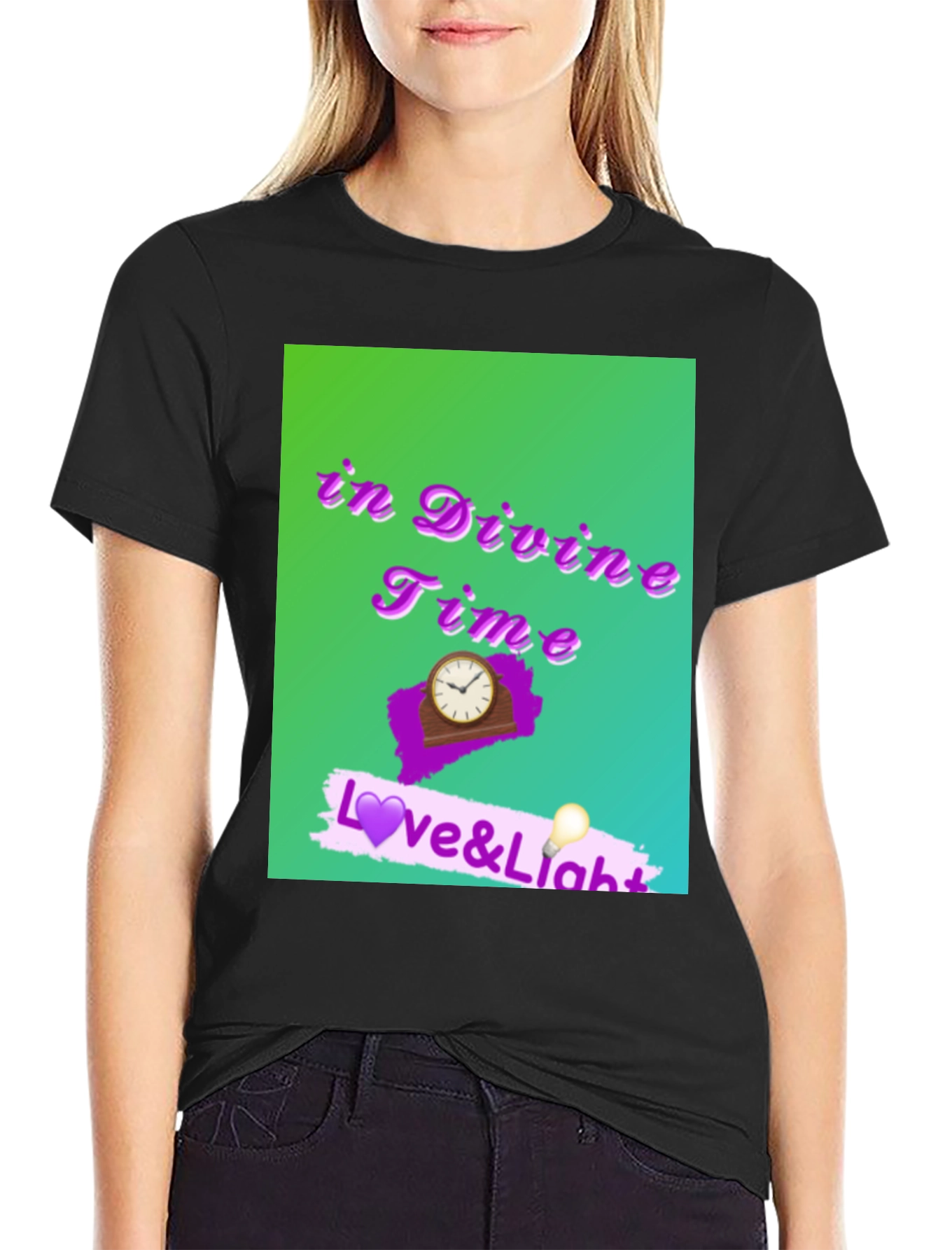 In Divine Time Tee - Love & Light T-Shirt