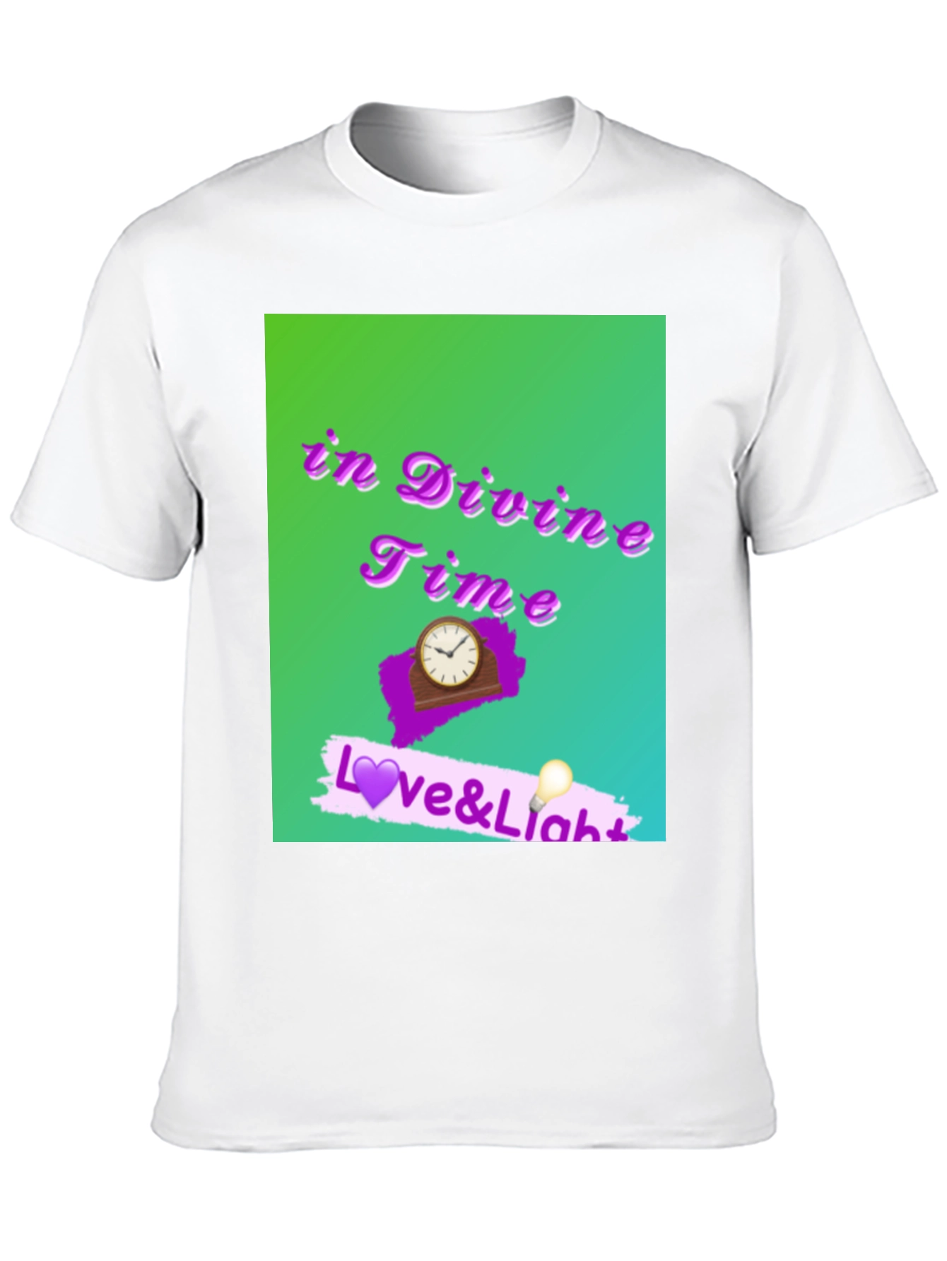 In Divine Time Tee - Love & Light T-Shirt