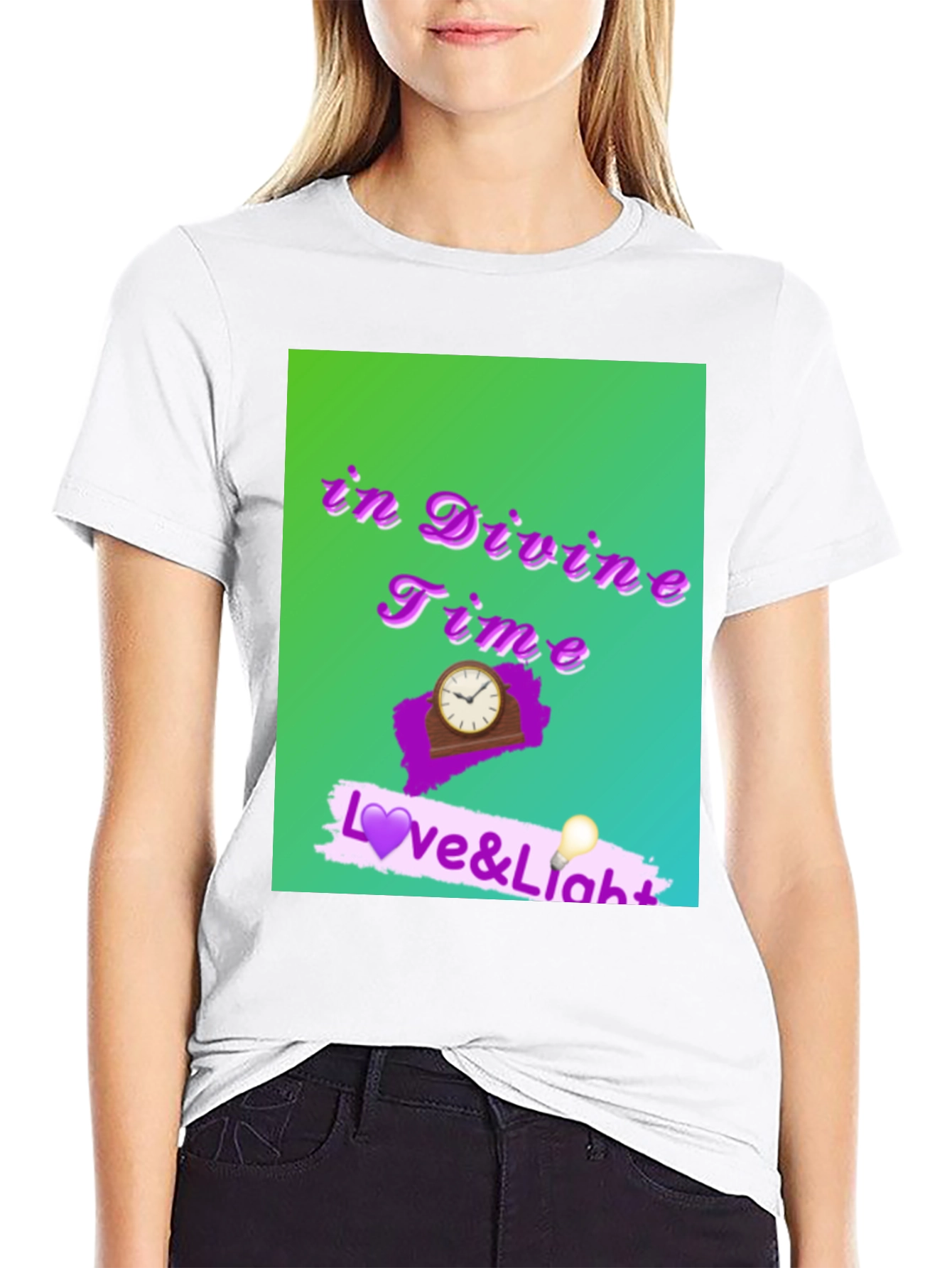 In Divine Time Tee - Love & Light T-Shirt