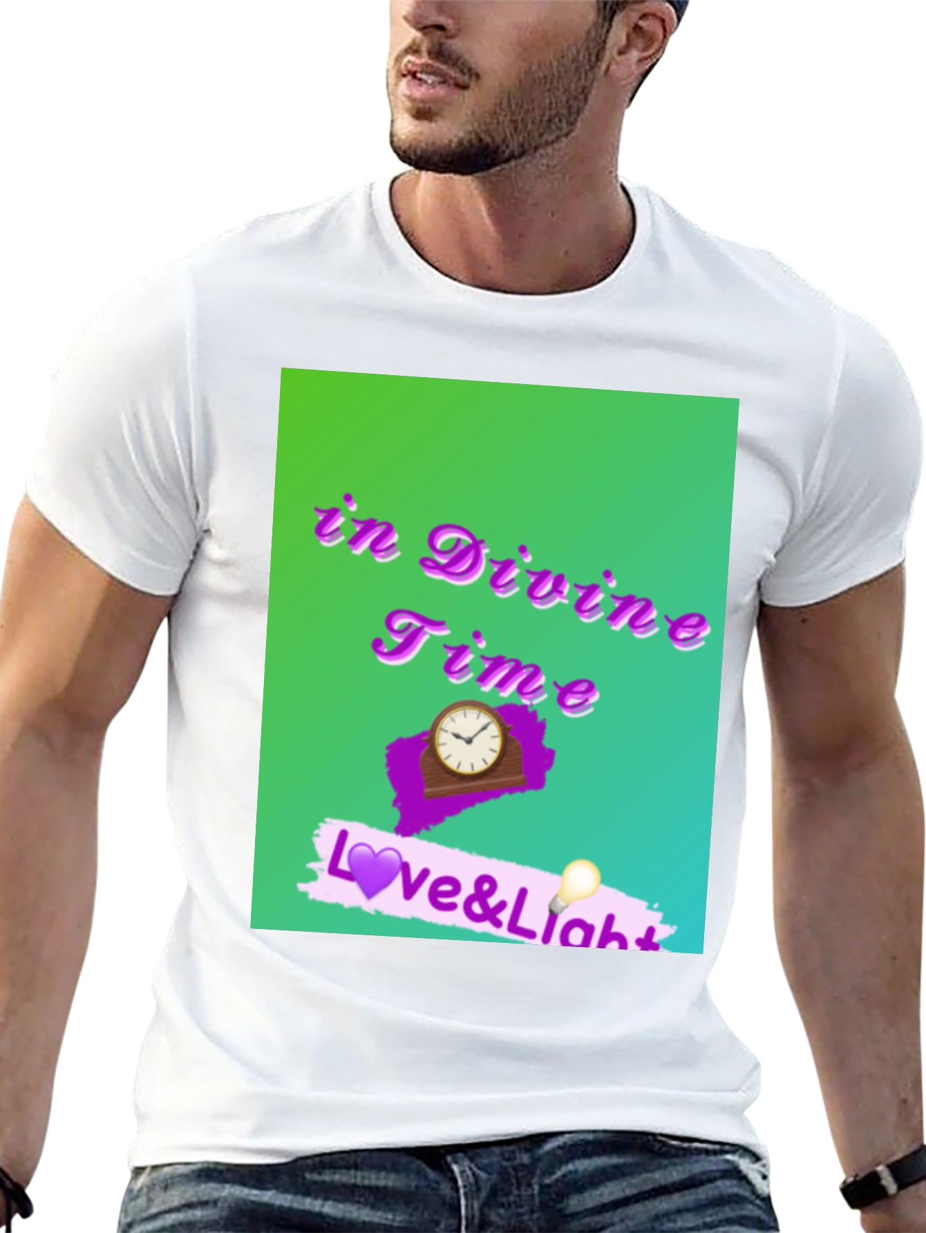 In Divine Time Tee - Love & Light T-Shirt