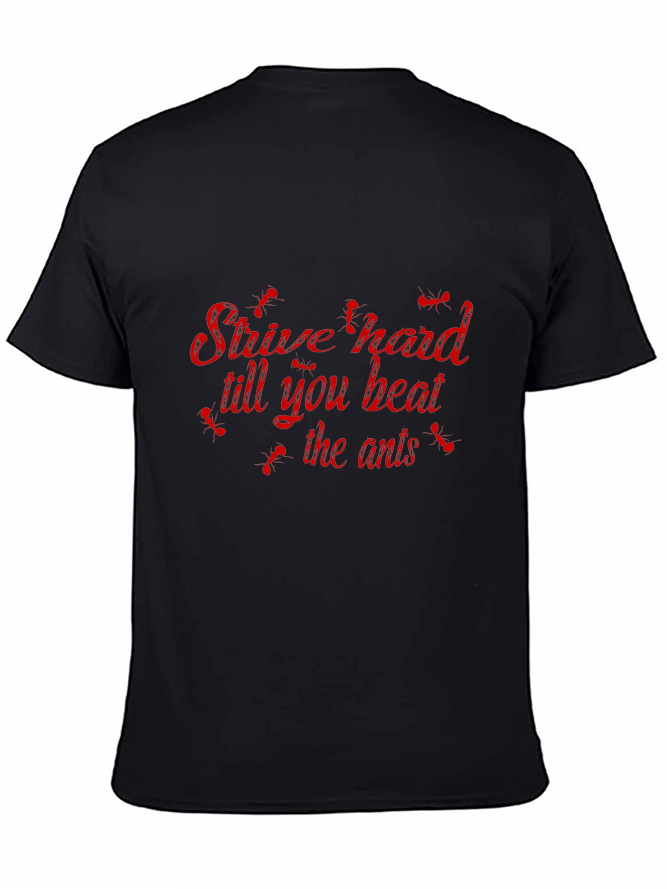 Strive Hard Ant Graphic Tee - Black Cotton