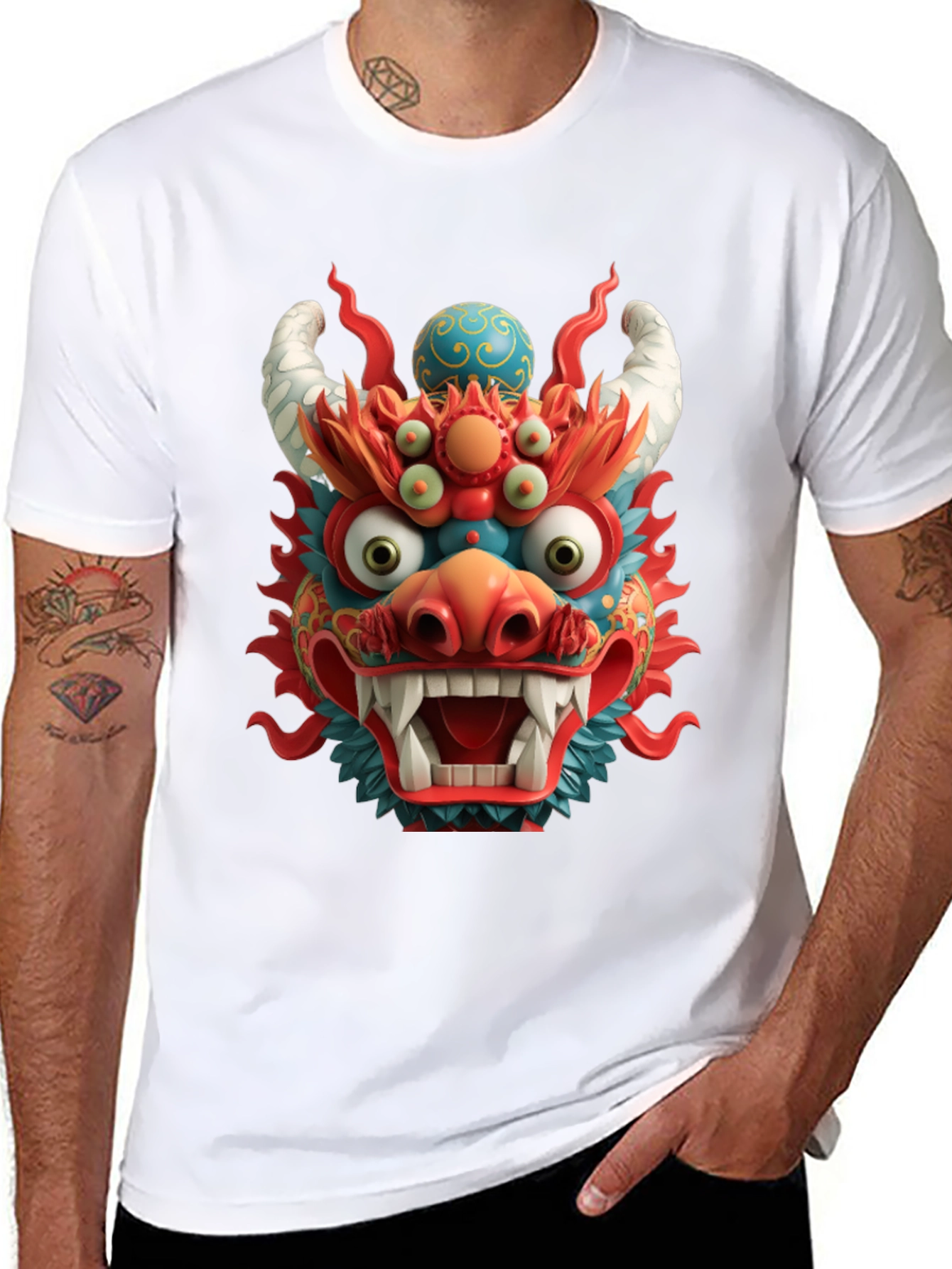 Dragon Graphic T-Shirt - Bold Statement Tee