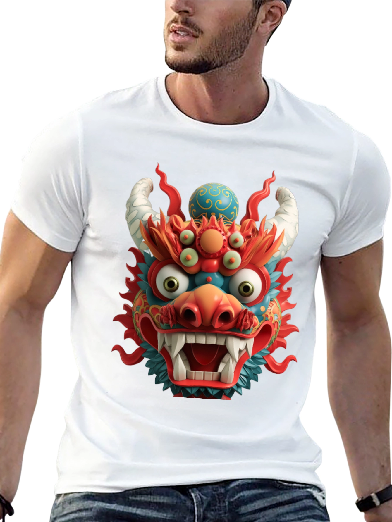 Dragon Graphic T-Shirt - Bold Statement Tee