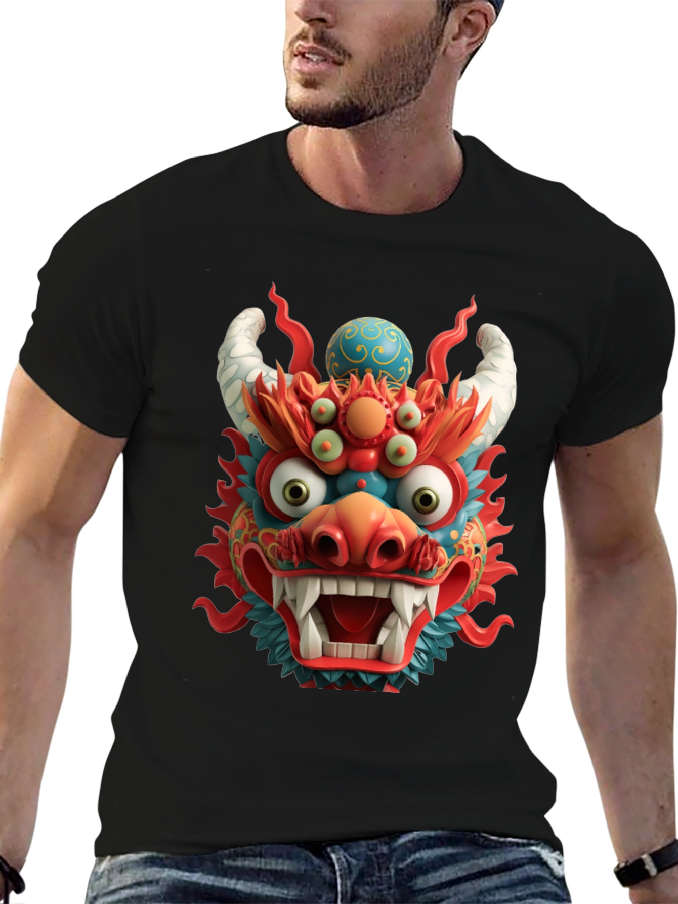 Dragon Graphic T-Shirt - Bold Statement Tee