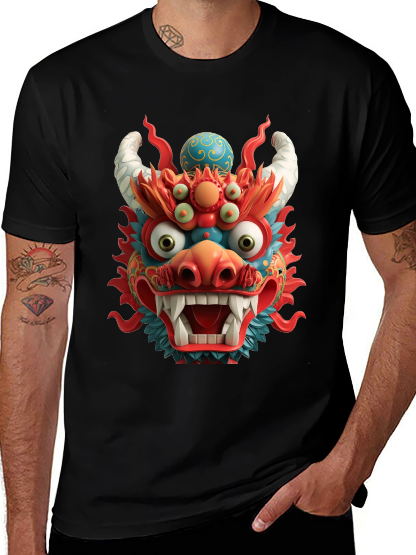 Dragon Graphic T-Shirt - Bold Statement Tee