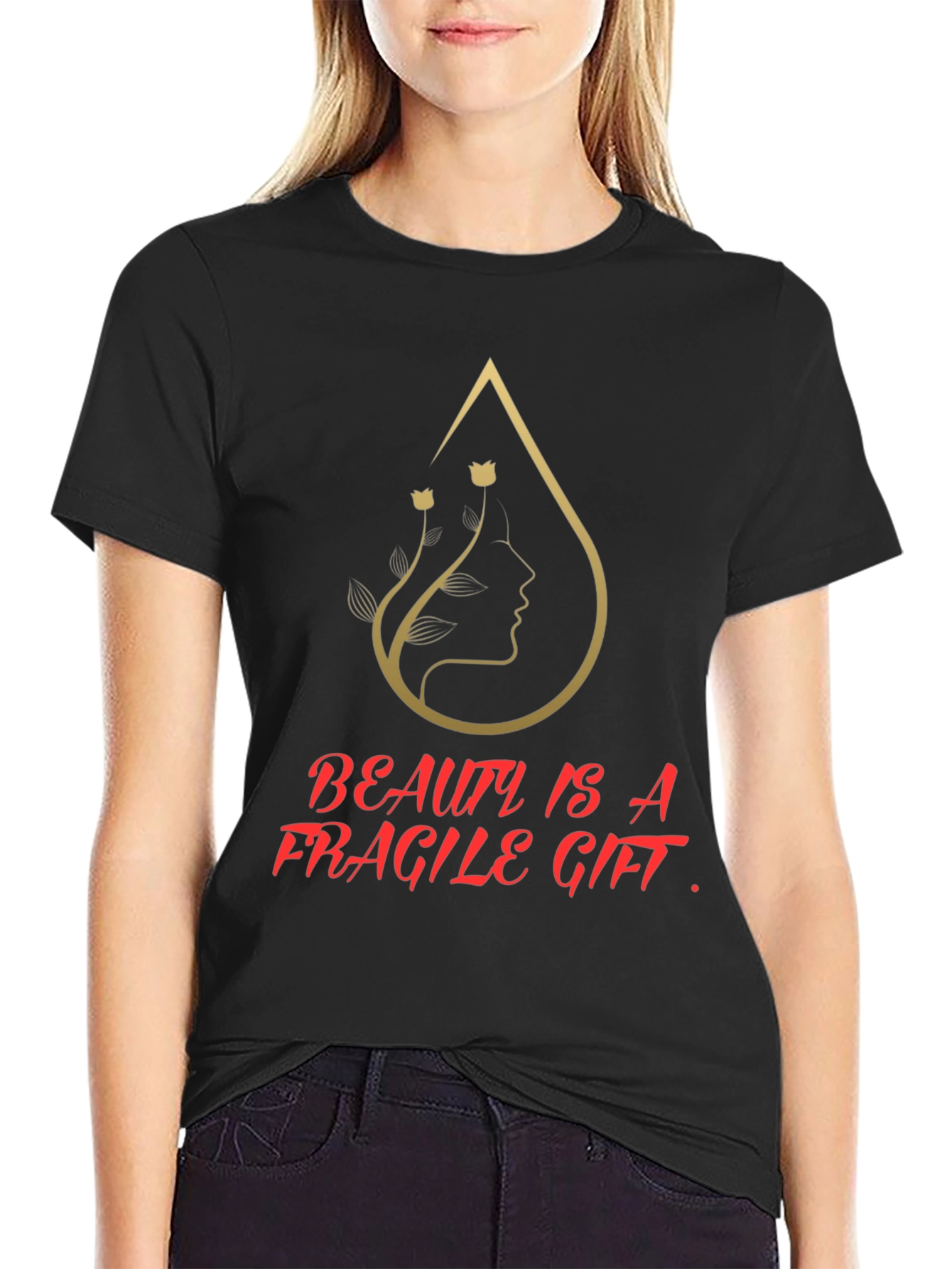 Beauty Is a Fragile Gift Graphic T-Shirt