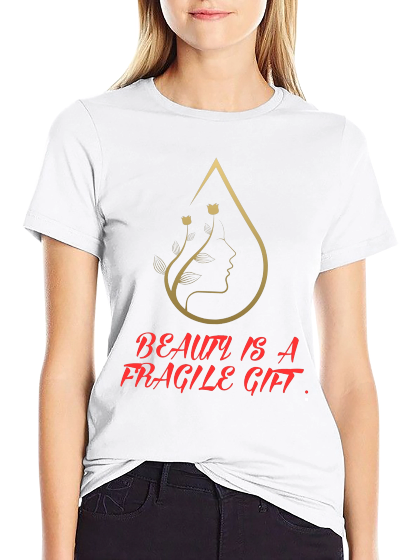 Beauty Is a Fragile Gift Graphic T-Shirt