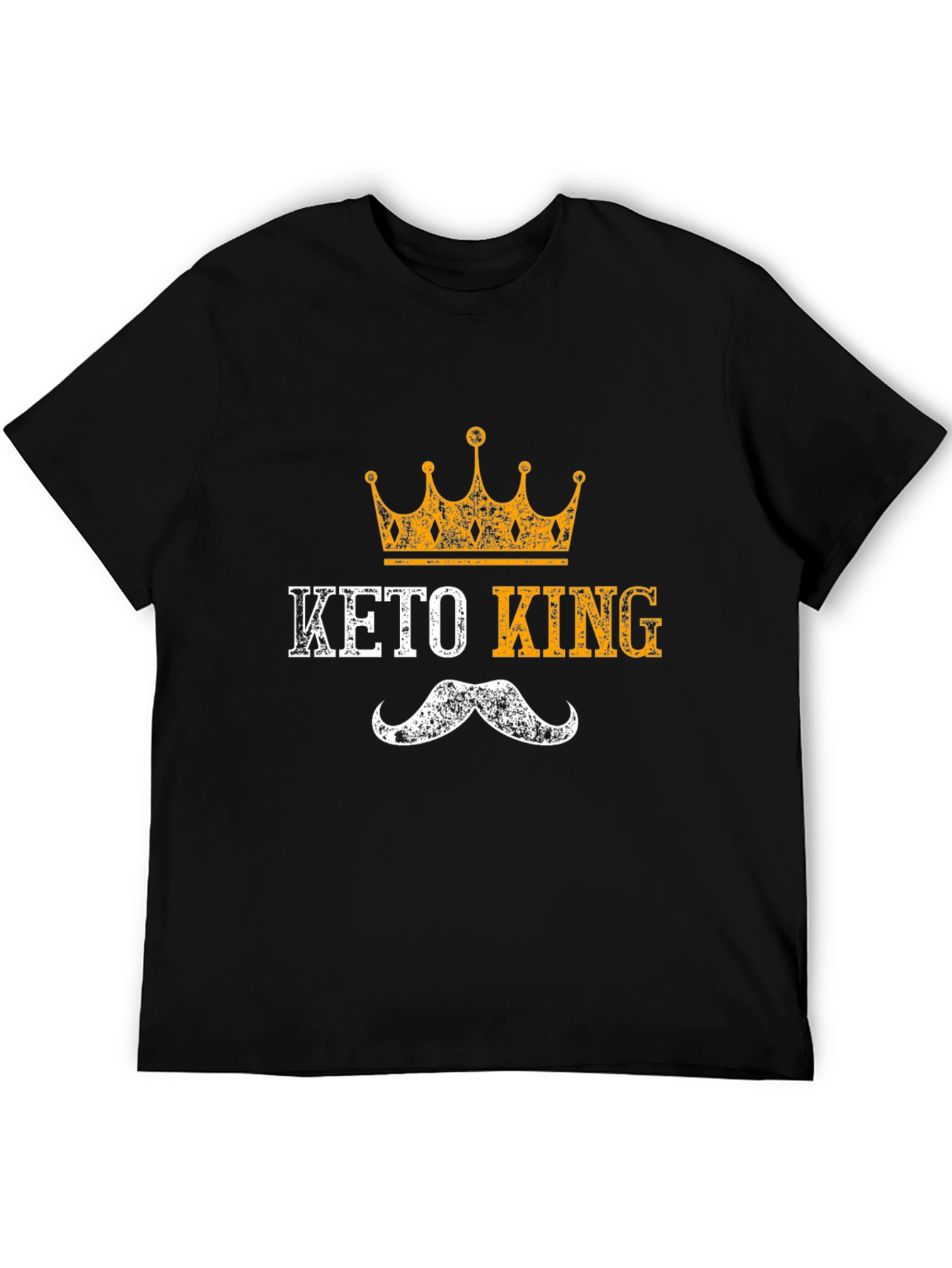 Keto King Graphic Tee - Funny Diet T-Shirt