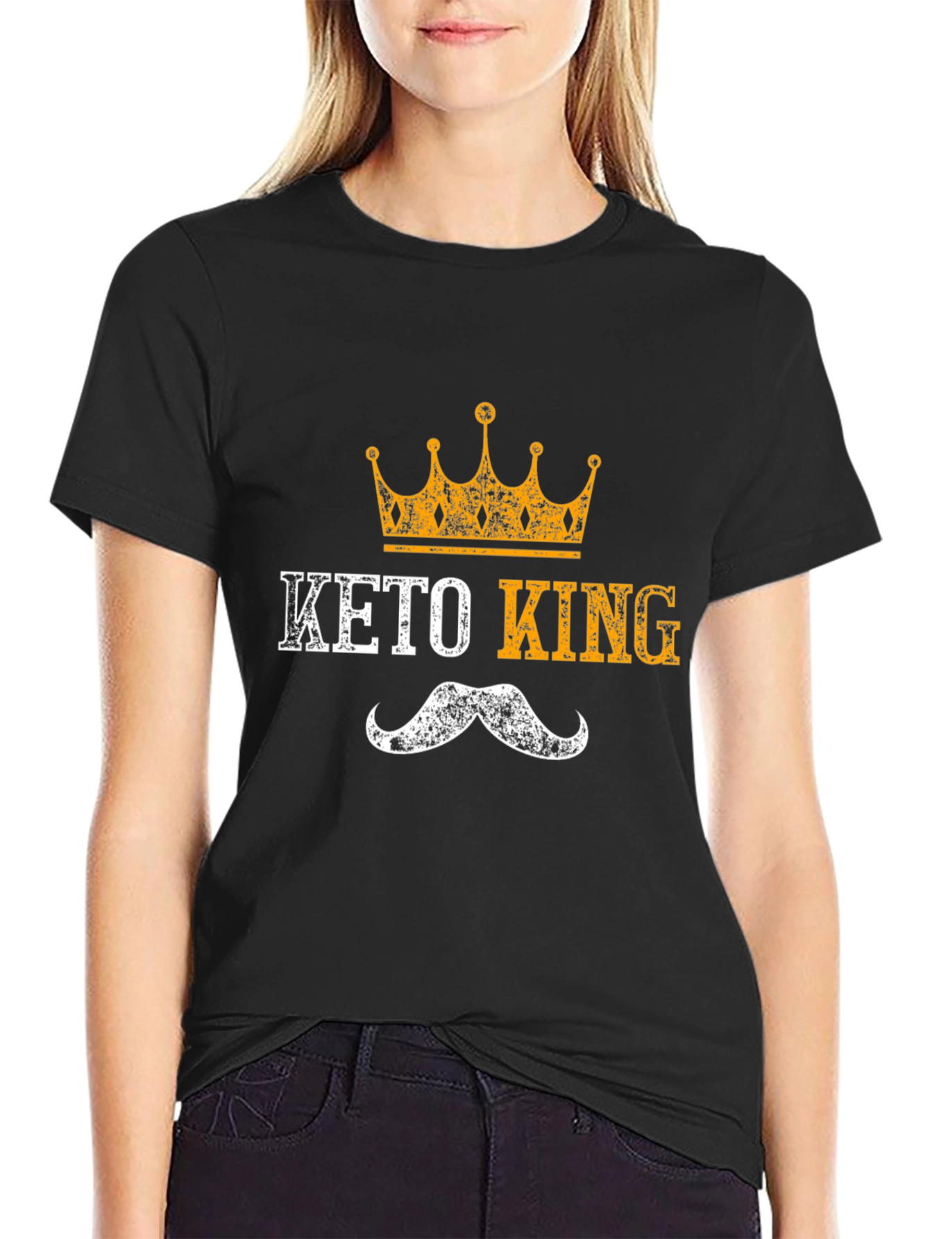 Keto King Graphic Tee - Funny Diet T-Shirt