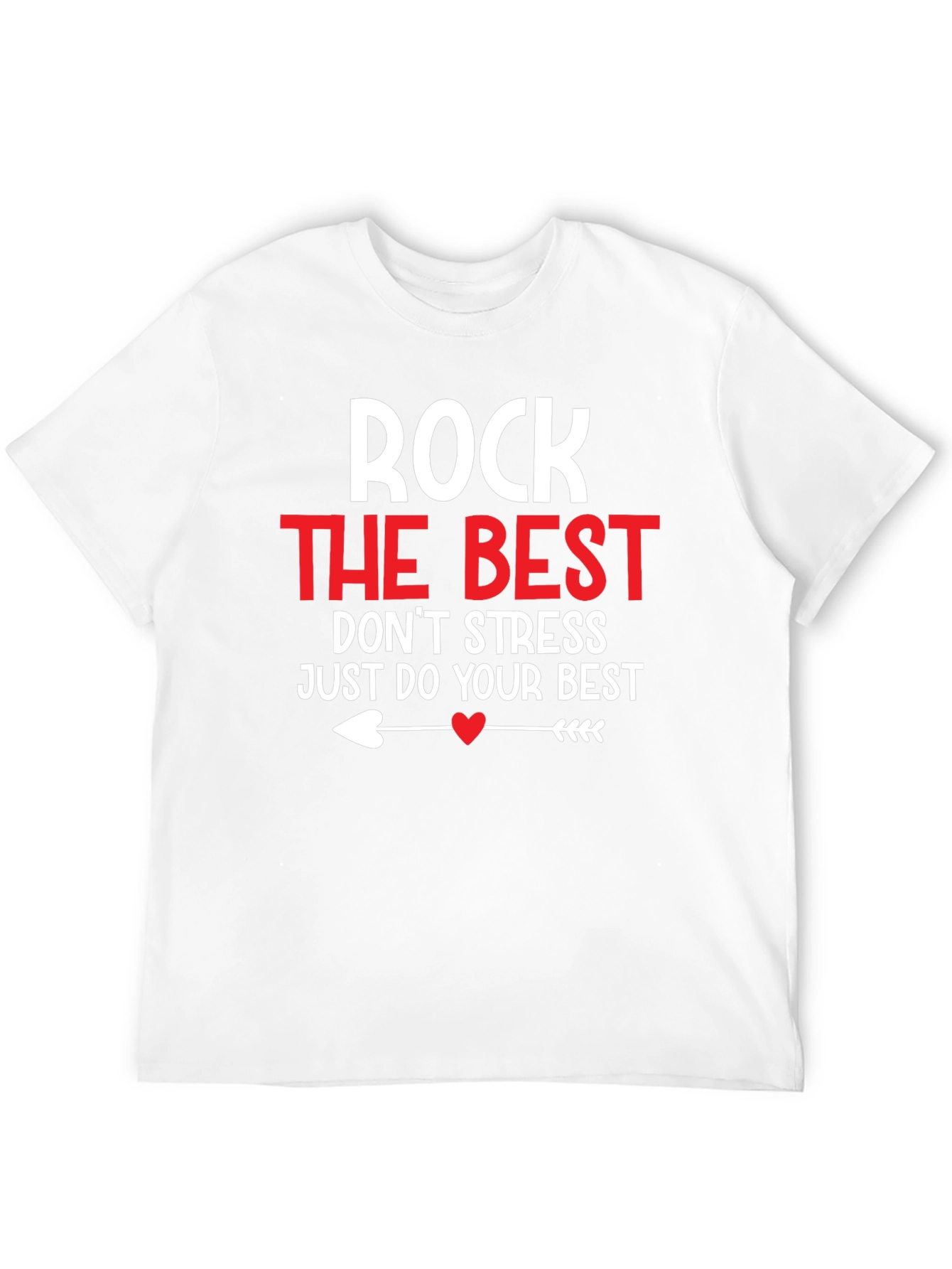 Rock the Best Graphic Tee - Motivational Black T-Shirt