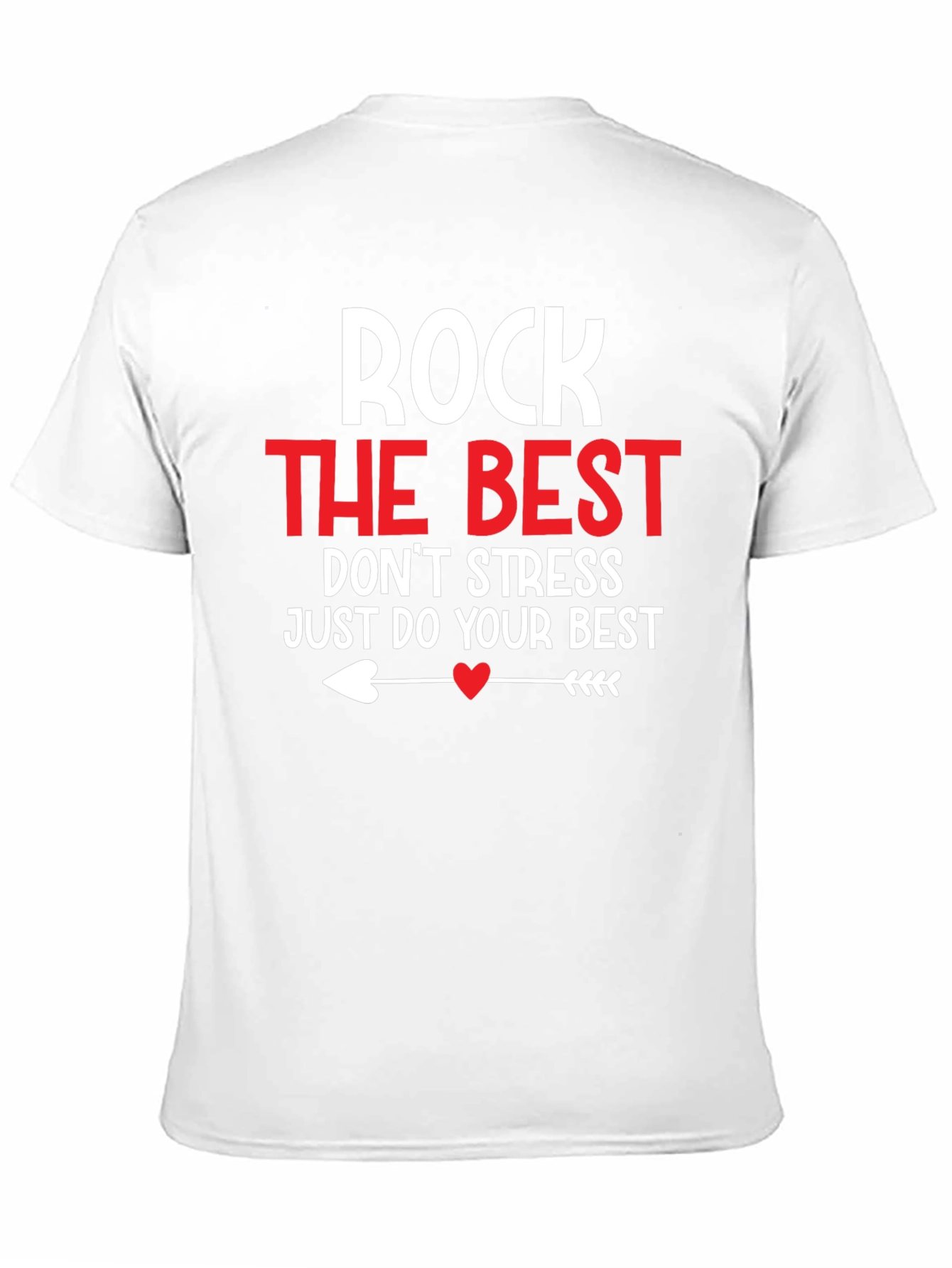 Rock the Best Graphic Tee - Motivational Black T-Shirt