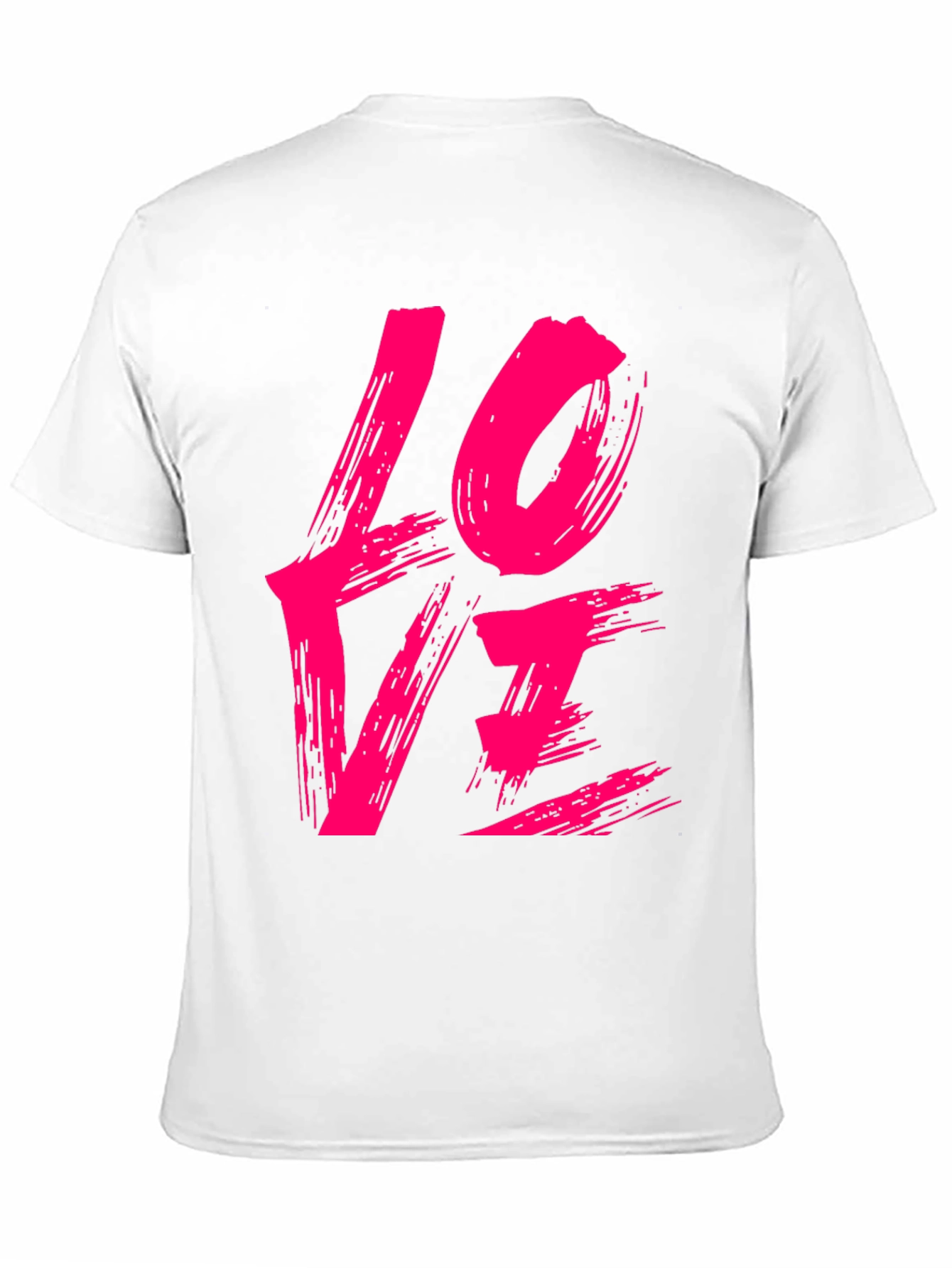 Brush Stroke Love T-Shirt - Stylish Graphic Tee