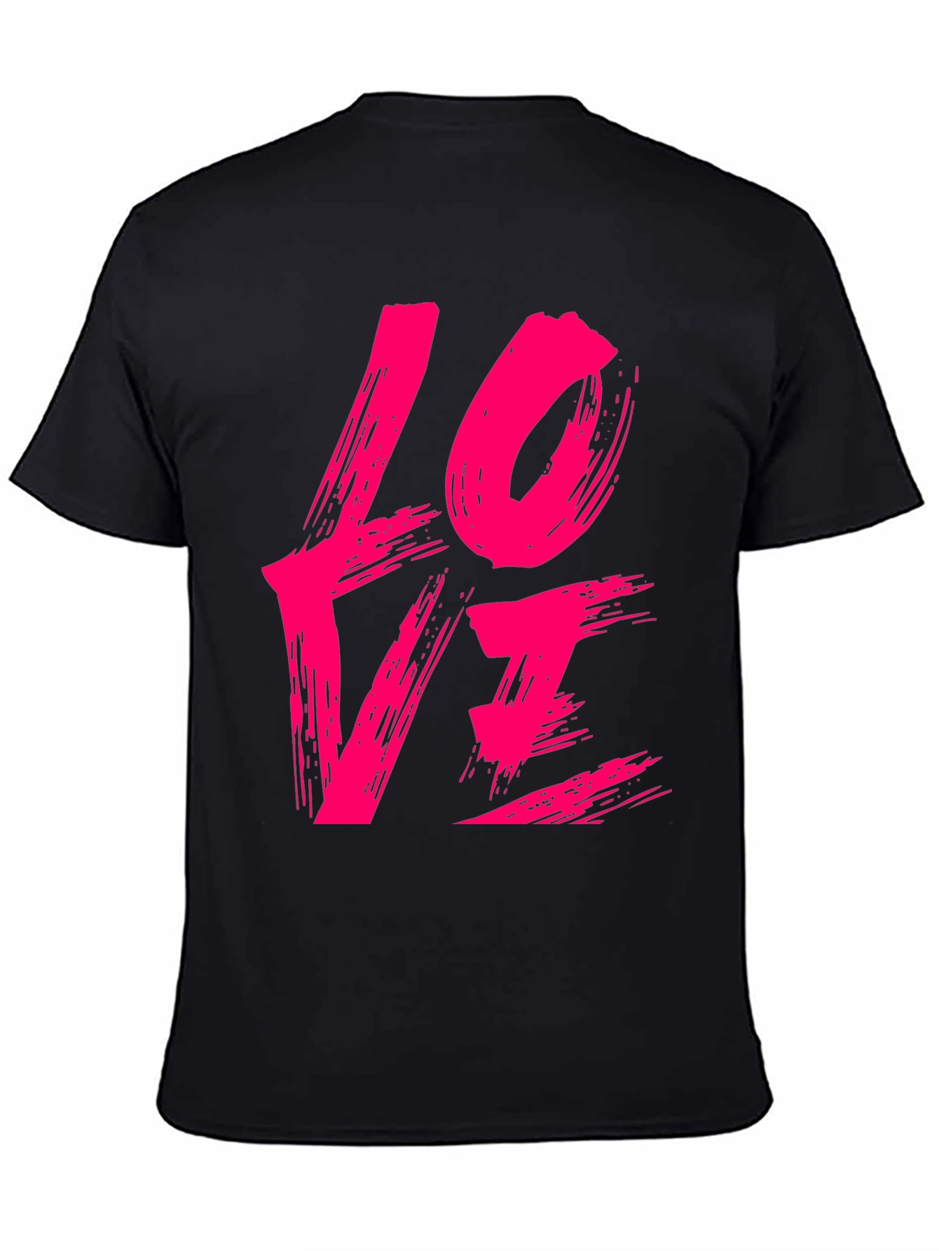 Brush Stroke Love T-Shirt - Stylish Graphic Tee