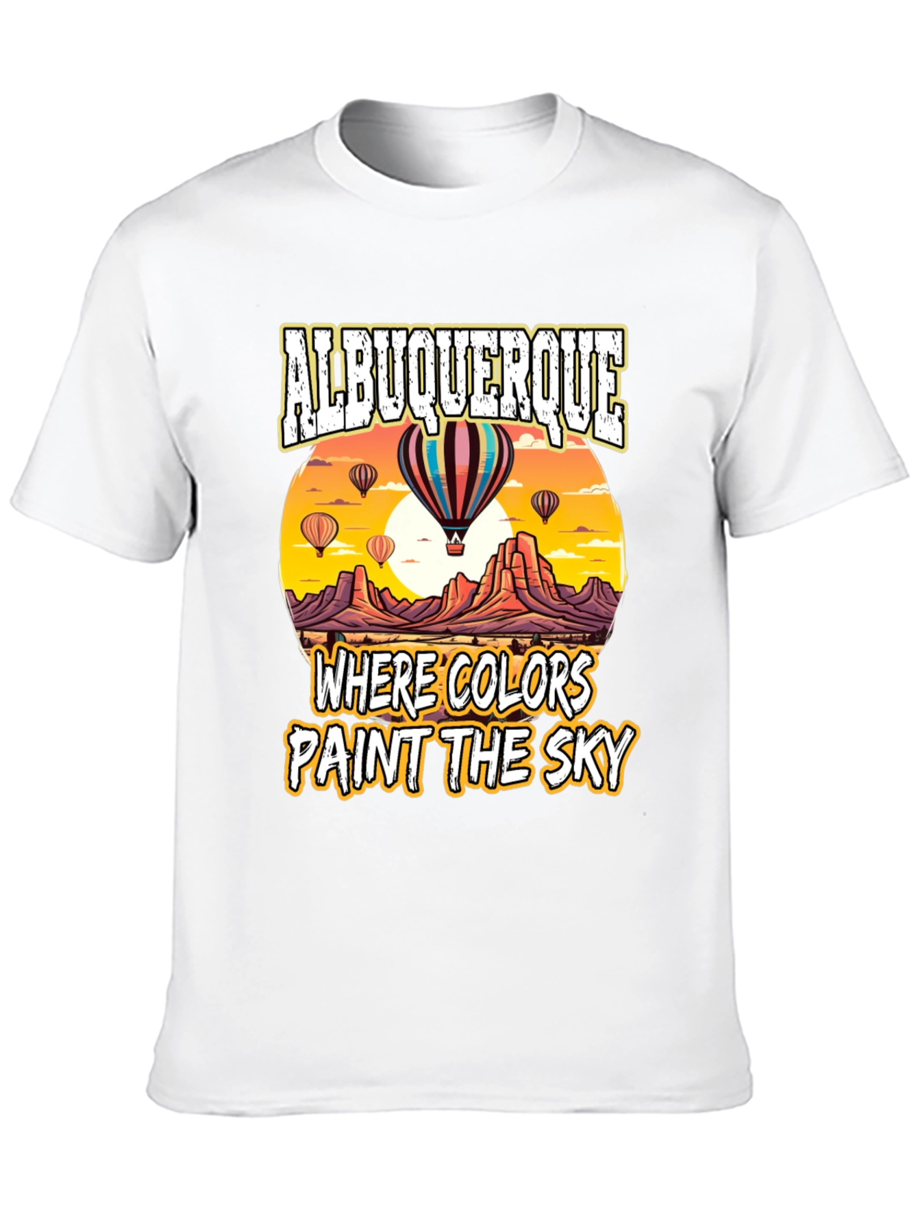 Albuquerque Hot Air Balloon Graphic T-Shirt