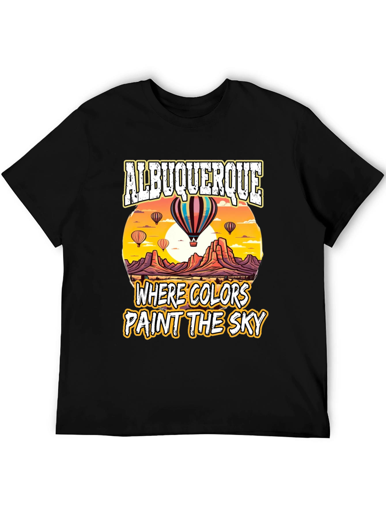 Albuquerque Hot Air Balloon Graphic T-Shirt