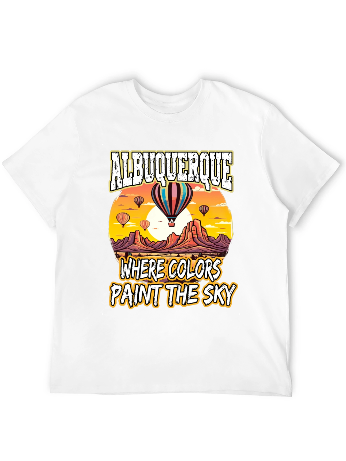 Albuquerque Hot Air Balloon Graphic T-Shirt