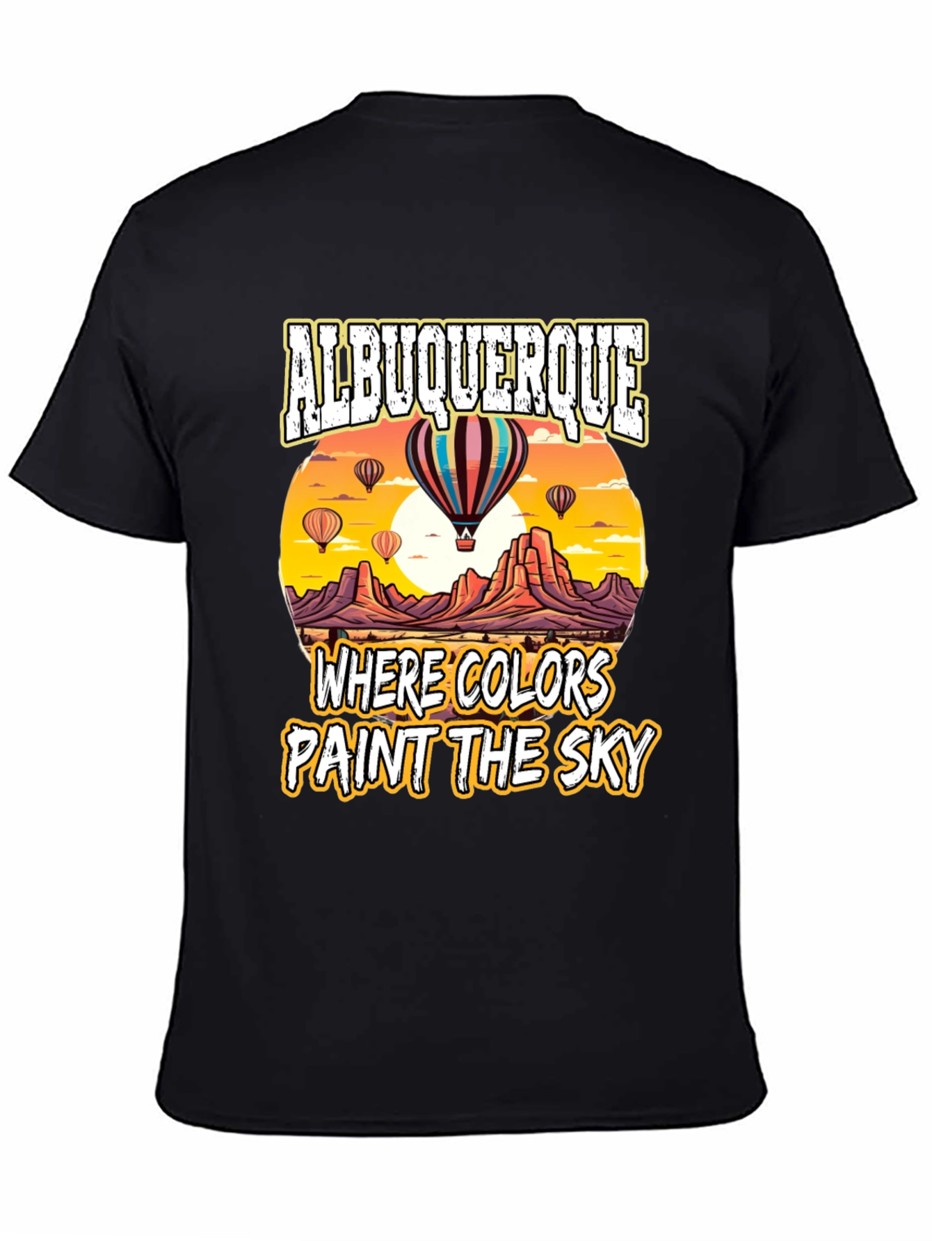 Albuquerque Hot Air Balloon Graphic T-Shirt