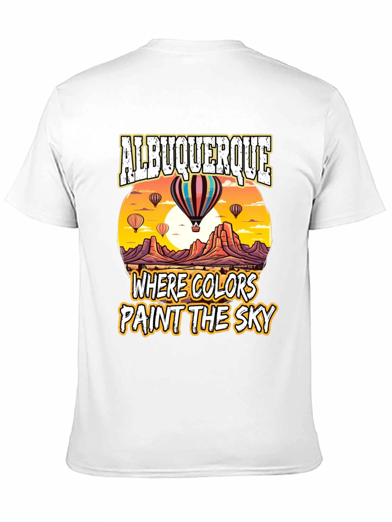 Albuquerque Hot Air Balloon Graphic T-Shirt