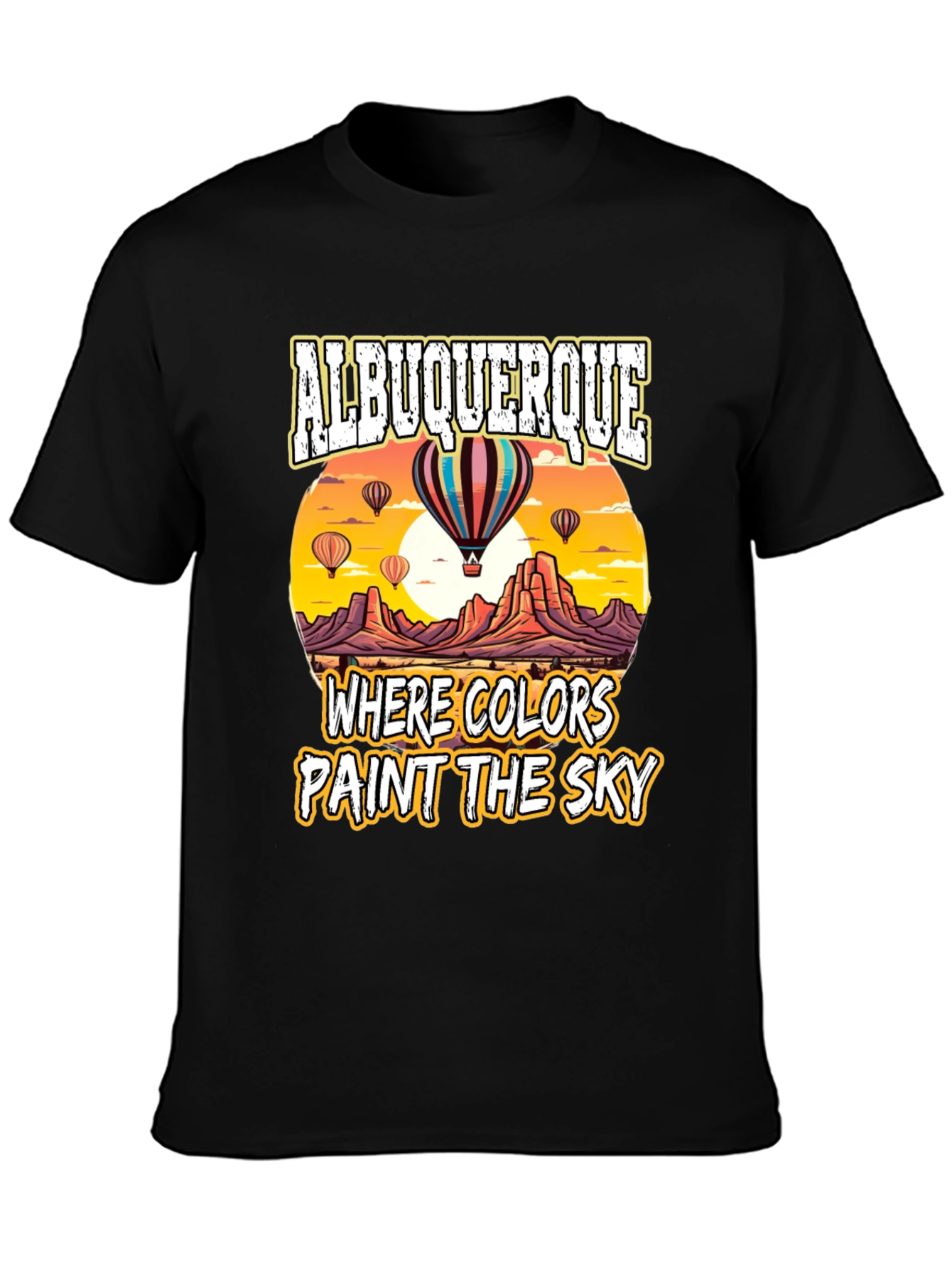 Albuquerque Hot Air Balloon Graphic T-Shirt