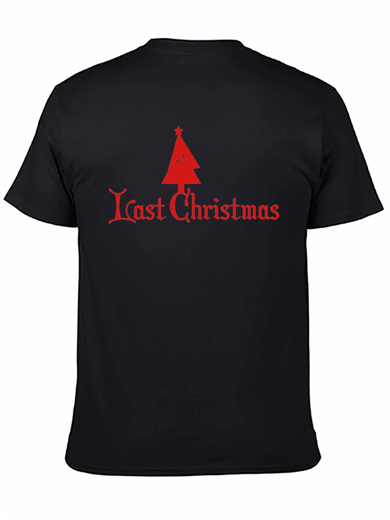 Last Christmas Tree Graphic Tee - Festive Holiday Apparel
