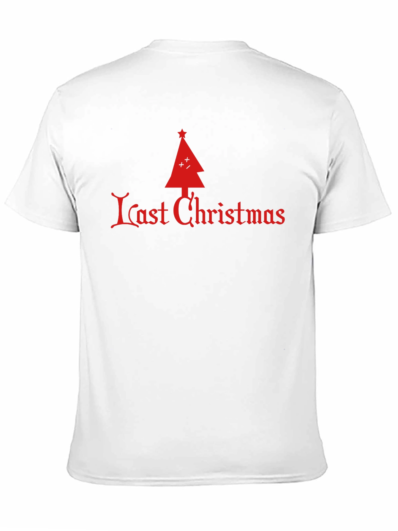 Last Christmas Tree Graphic Tee - Festive Holiday Apparel