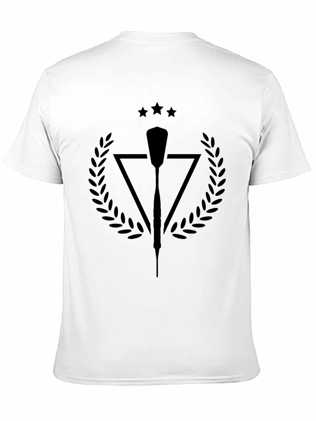 Mens Black Graphic Tee - Oar & Laurel Design