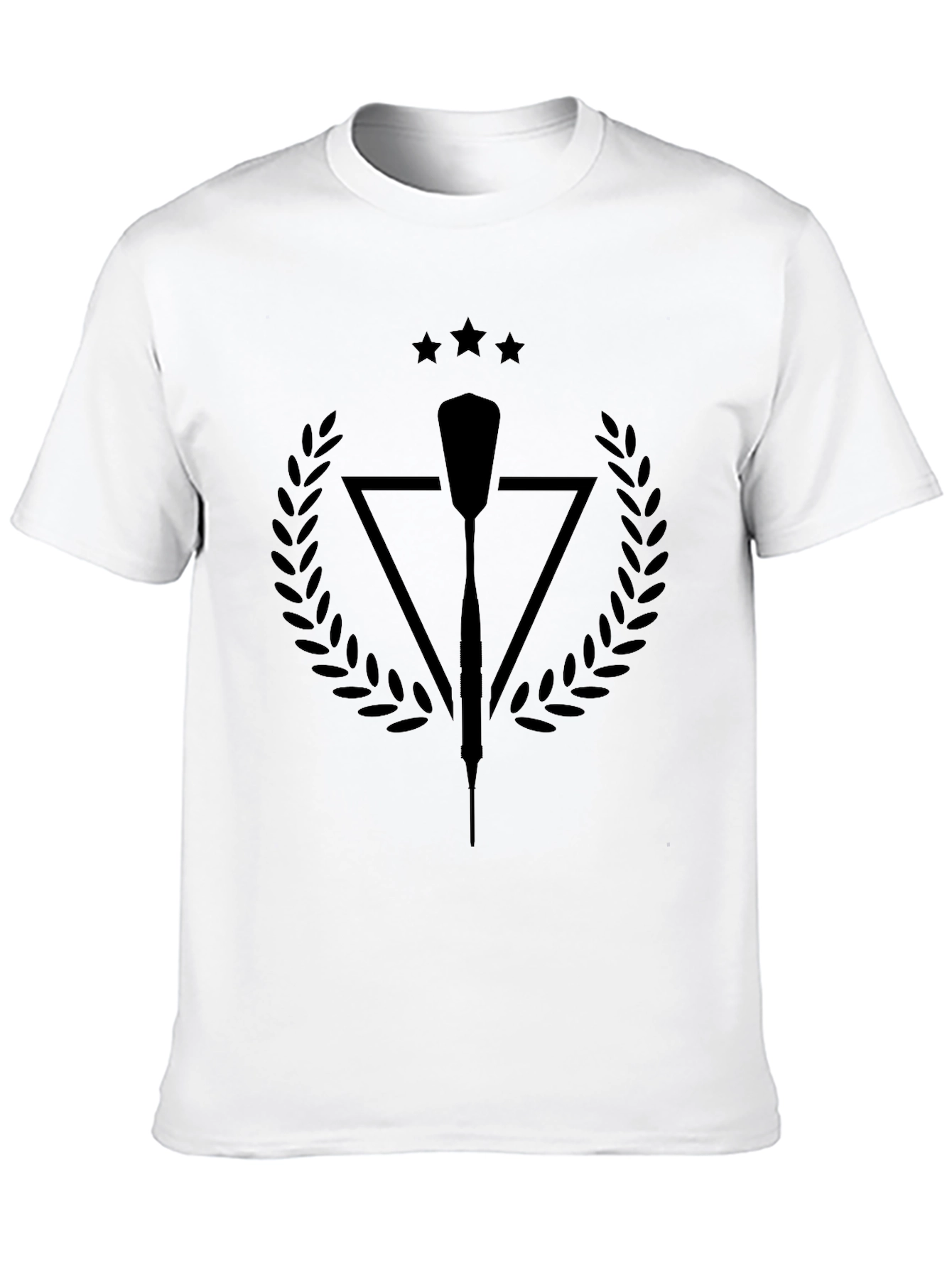 Mens Black Graphic Tee - Oar & Laurel Design