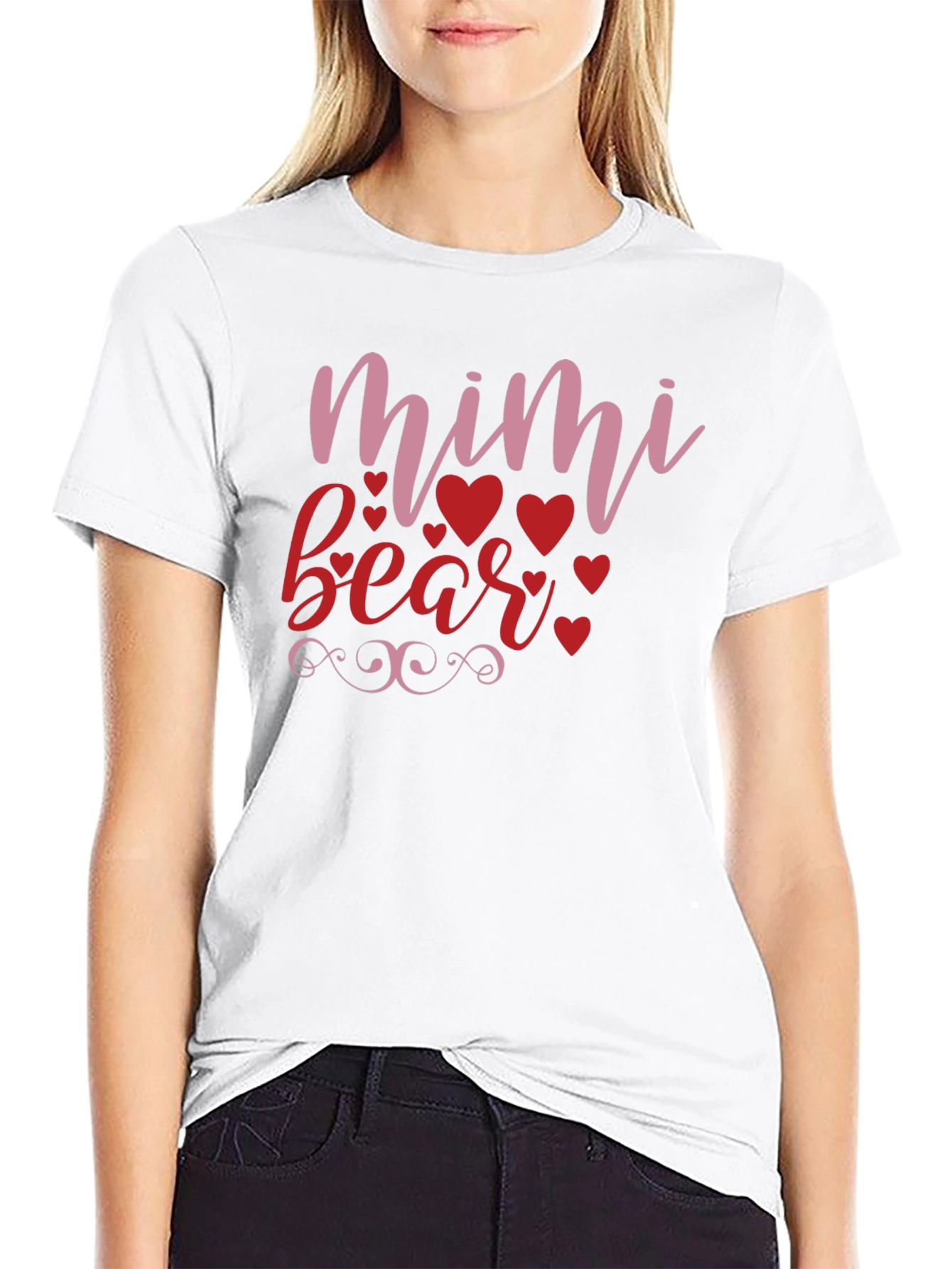 Mimi Bear Graphic Tee - Valentines Day Shirt