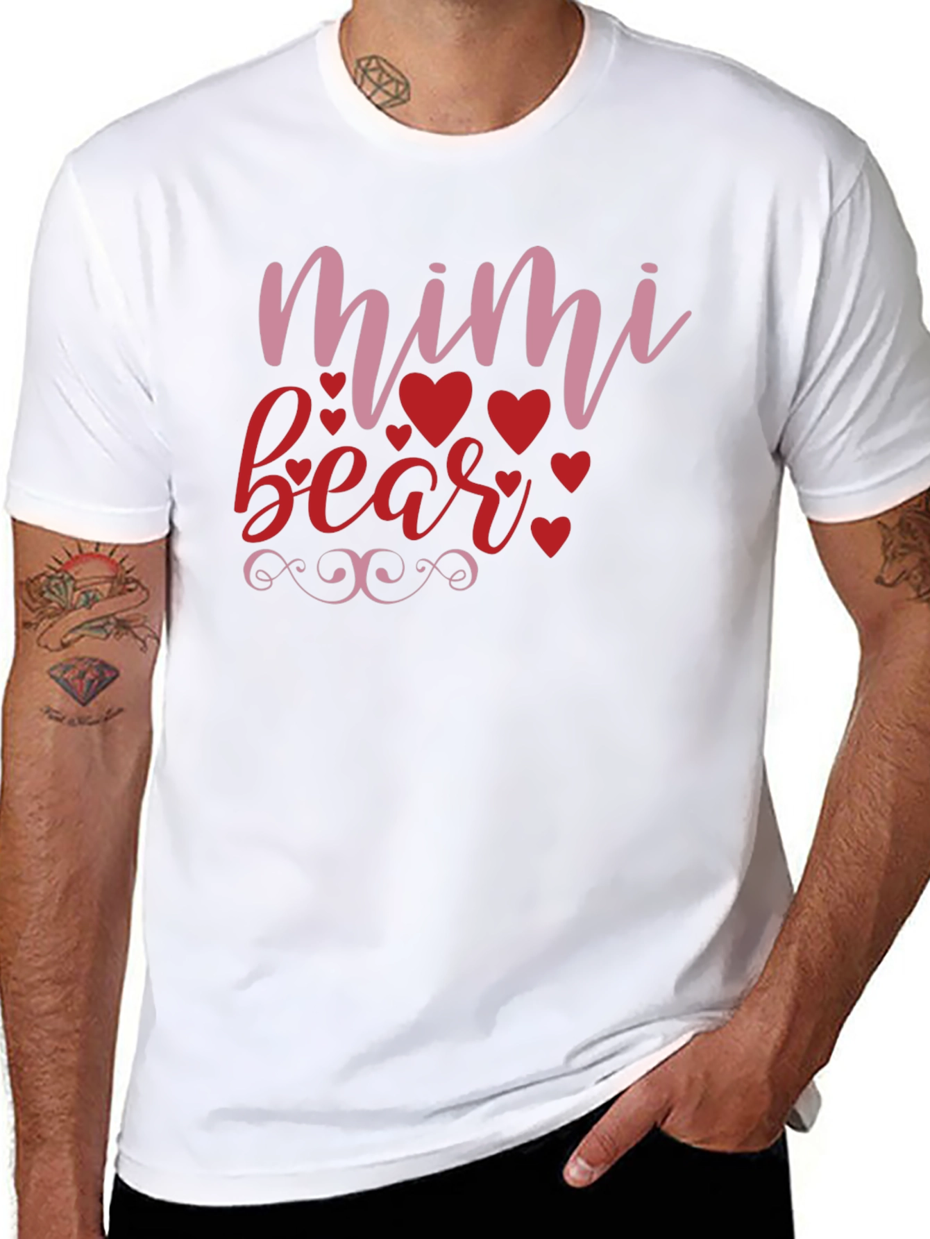 Mimi Bear Graphic Tee - Valentines Day Shirt