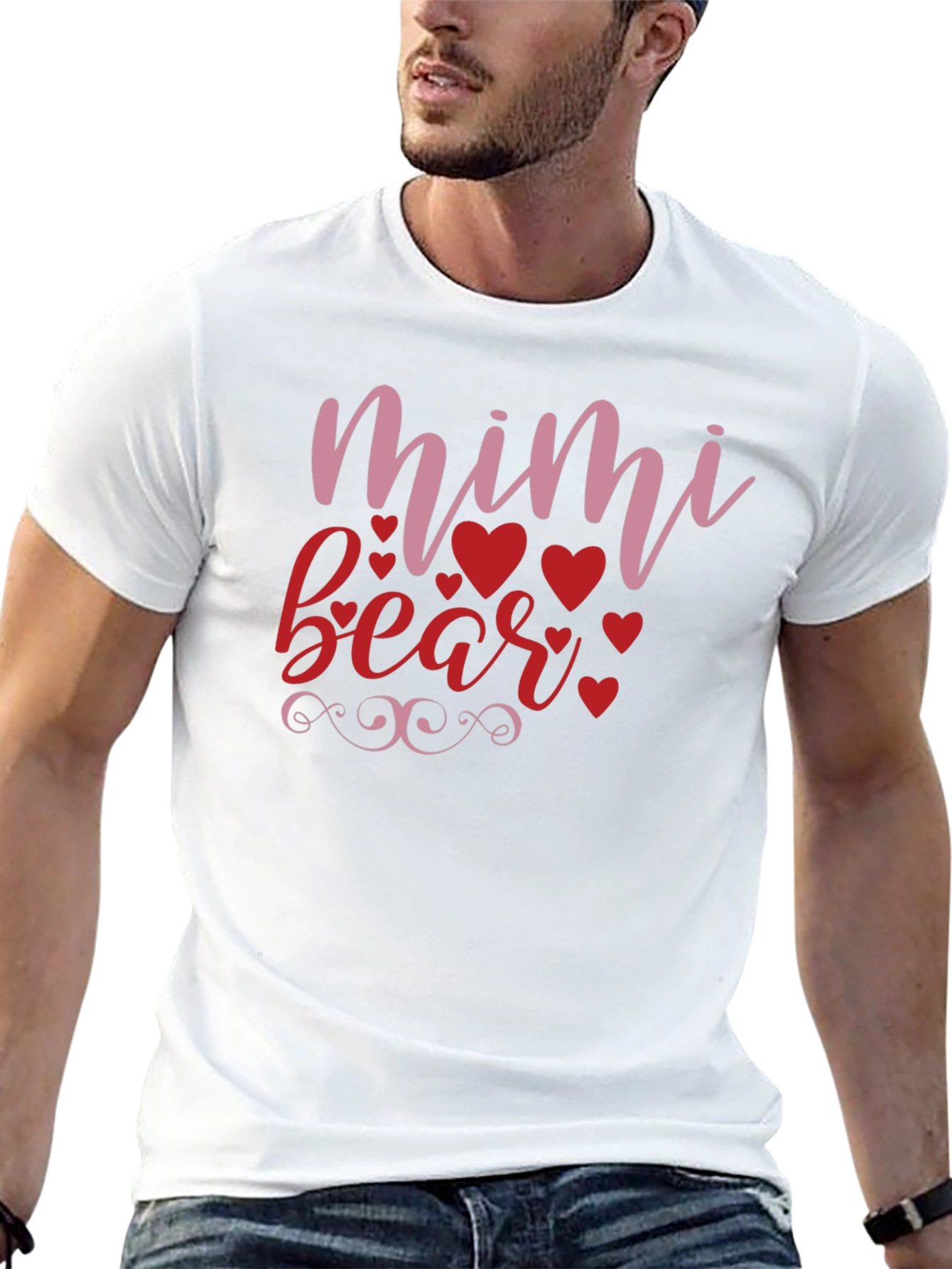 Mimi Bear Graphic Tee - Valentines Day Shirt