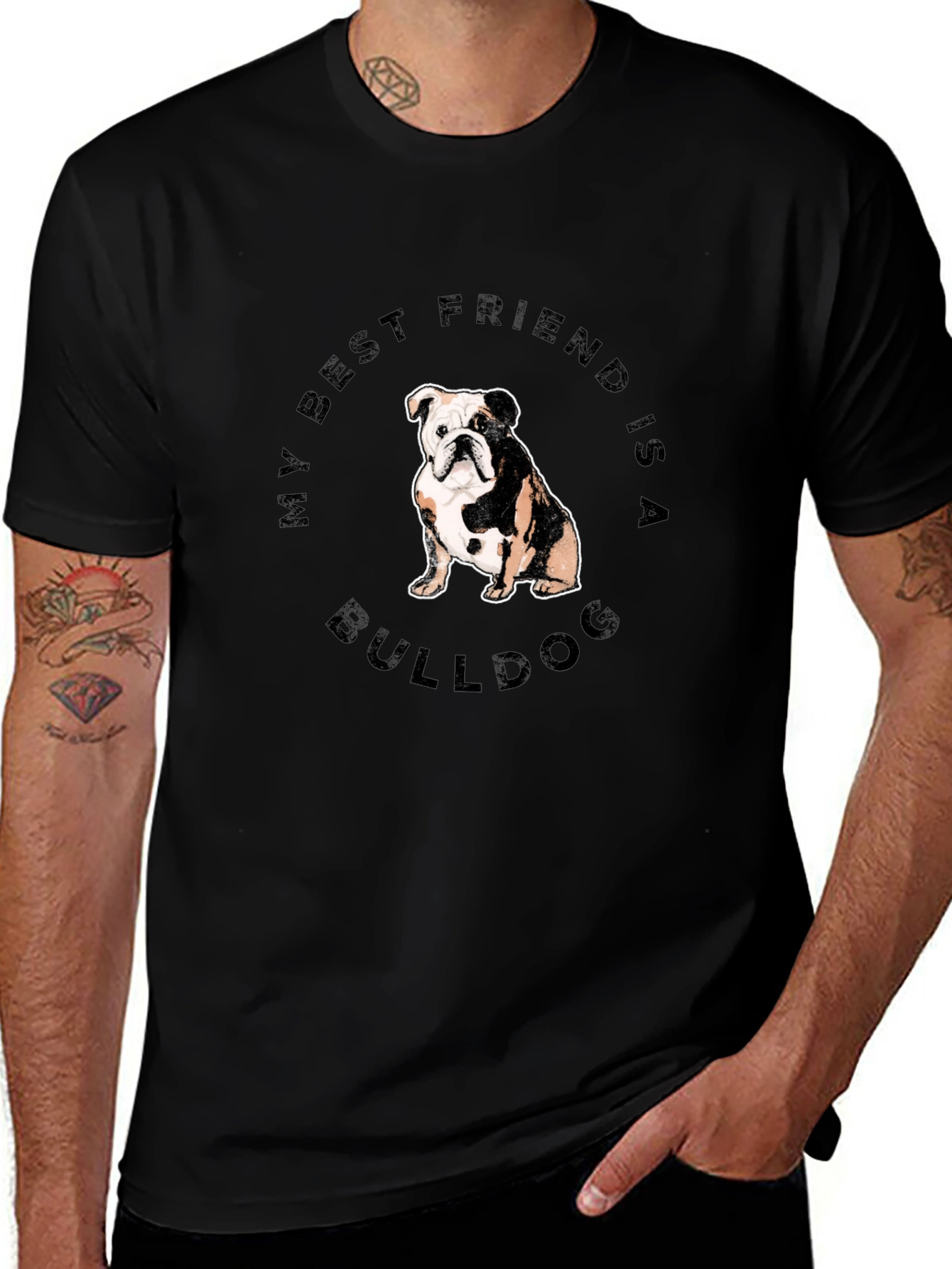 My Best Friend is a Bulldog T-Shirt