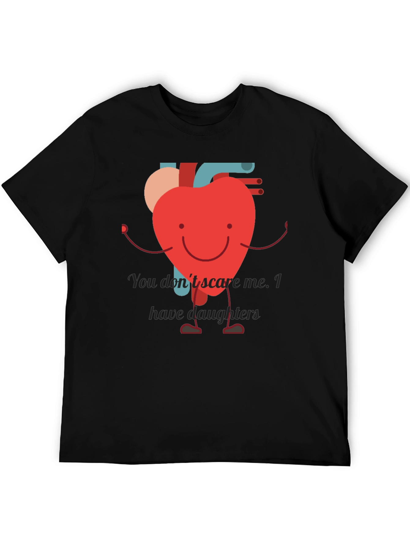 Heart Dad T-Shirt - Daughter Protection