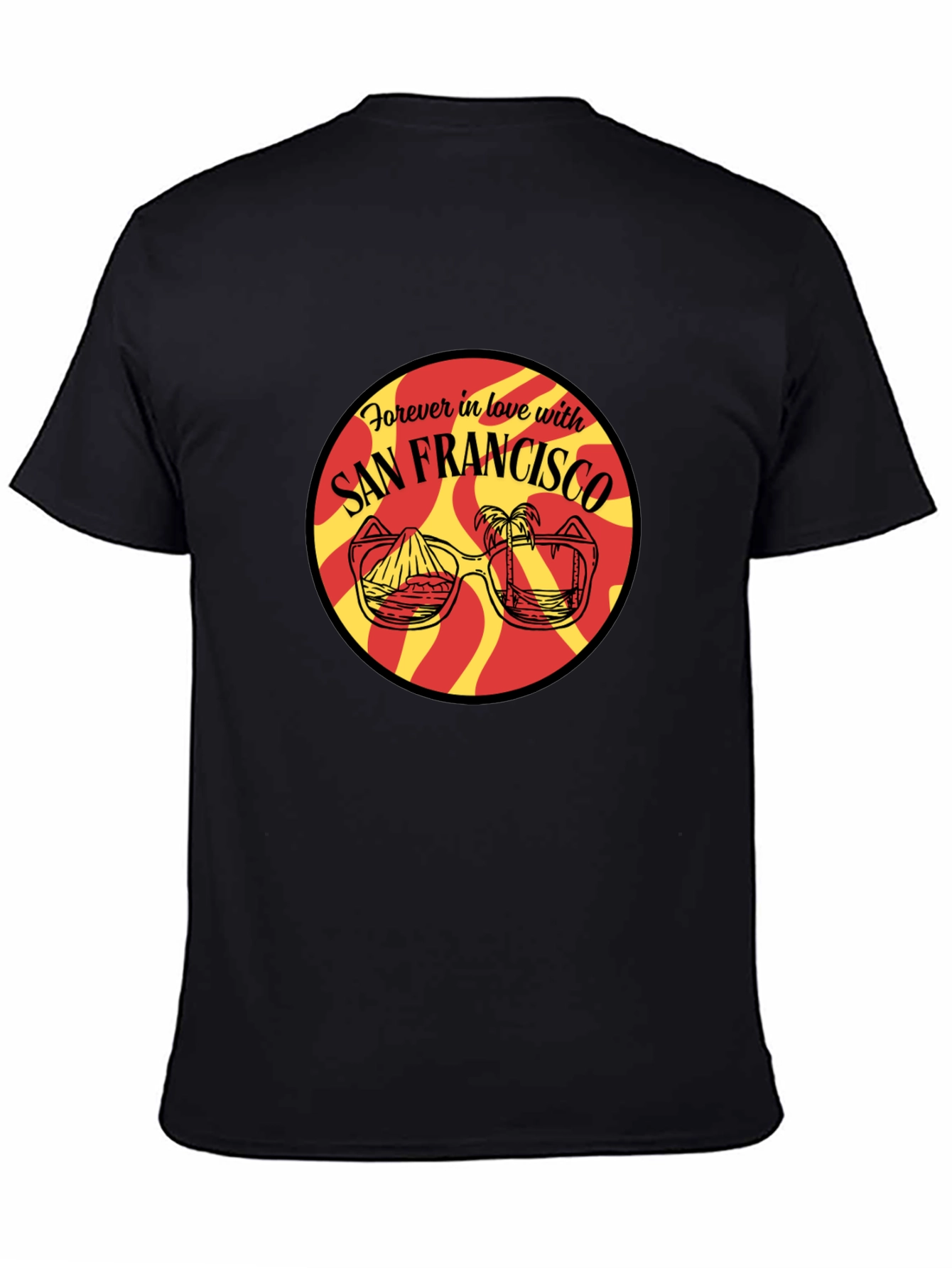 San Francisco Graphic Print Black T-Shirt