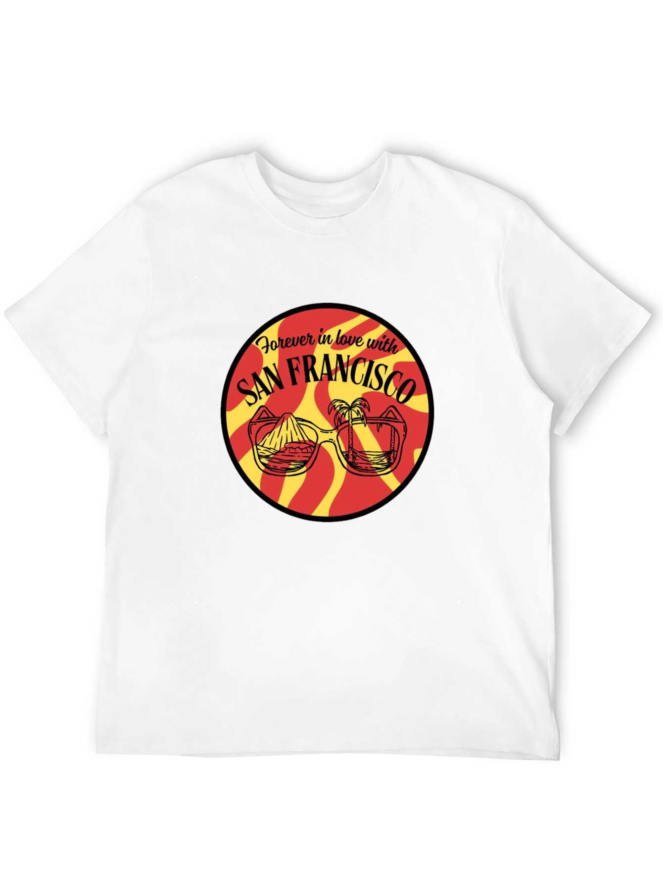 San Francisco Graphic Print Black T-Shirt