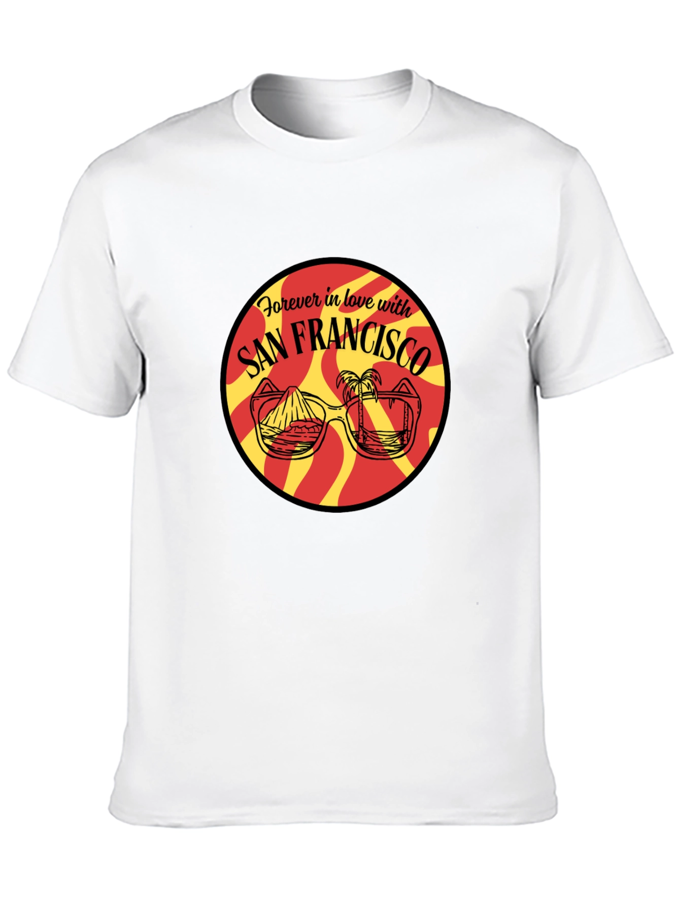 San Francisco Graphic Print Black T-Shirt