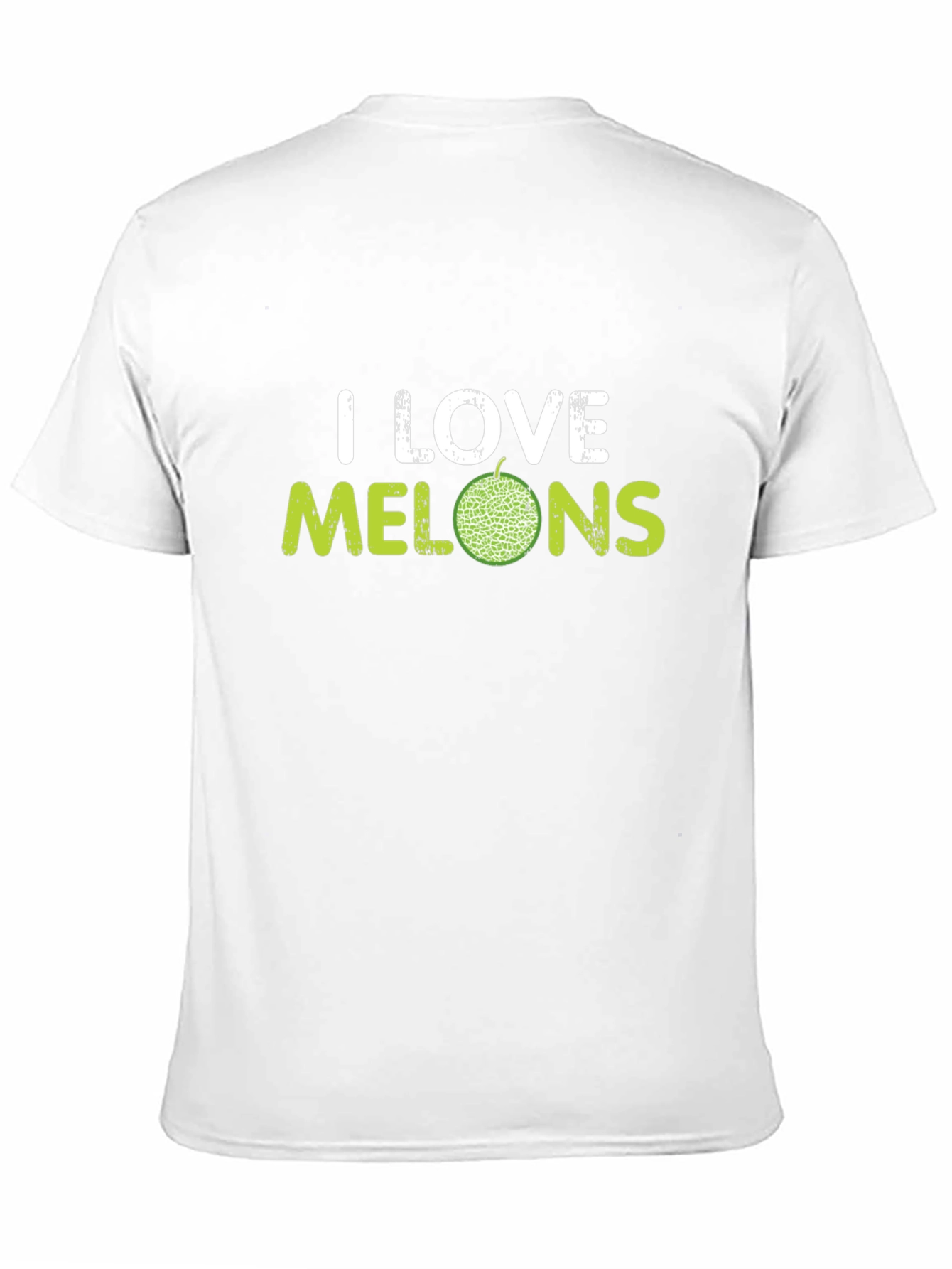 I Love Melons Graphic T-Shirt - Black