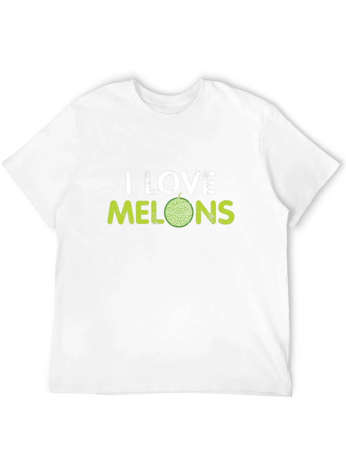 I Love Melons Graphic T-Shirt - Black