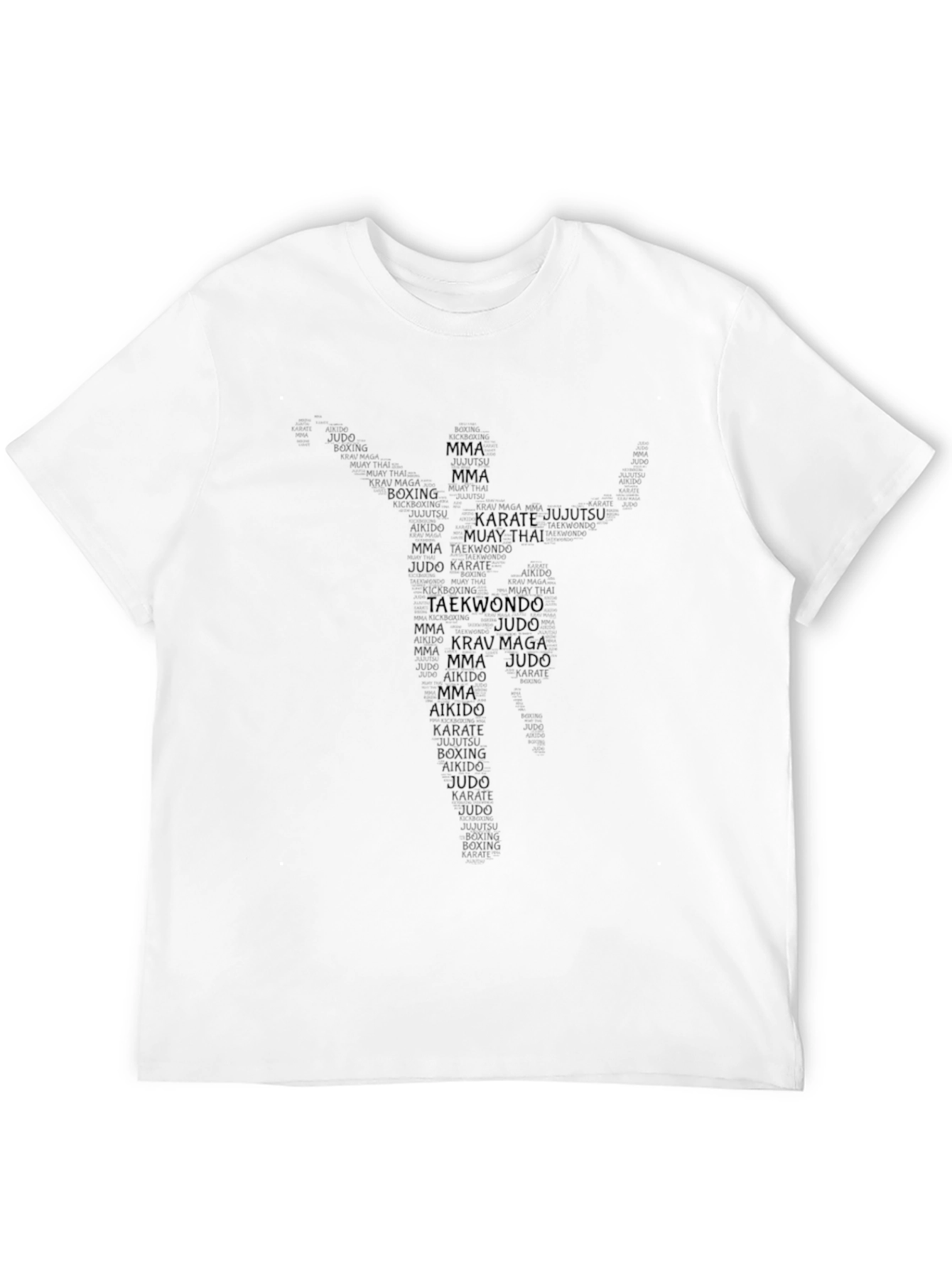 Martial Arts Typography T-Shirt