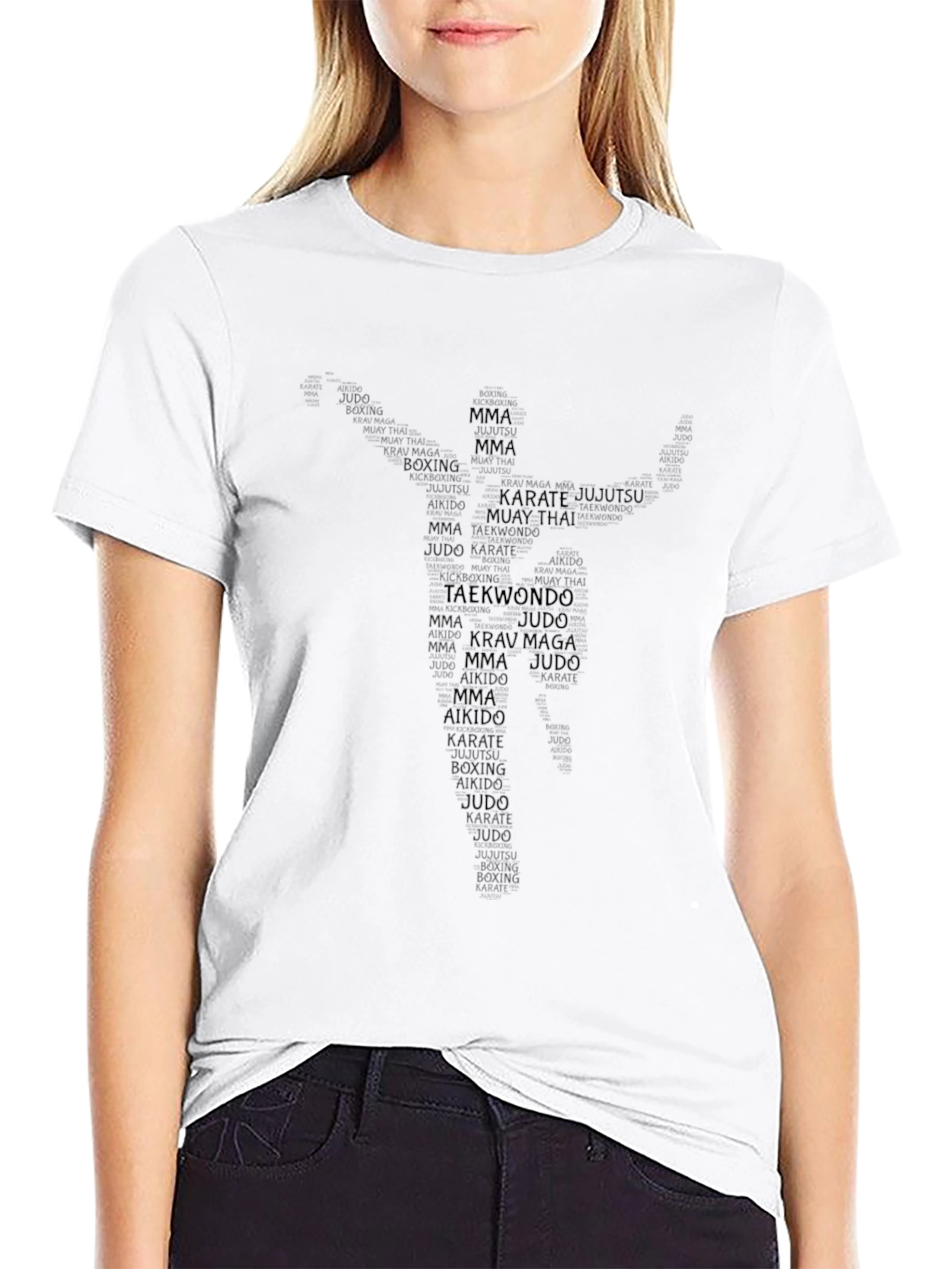 Martial Arts Typography T-Shirt