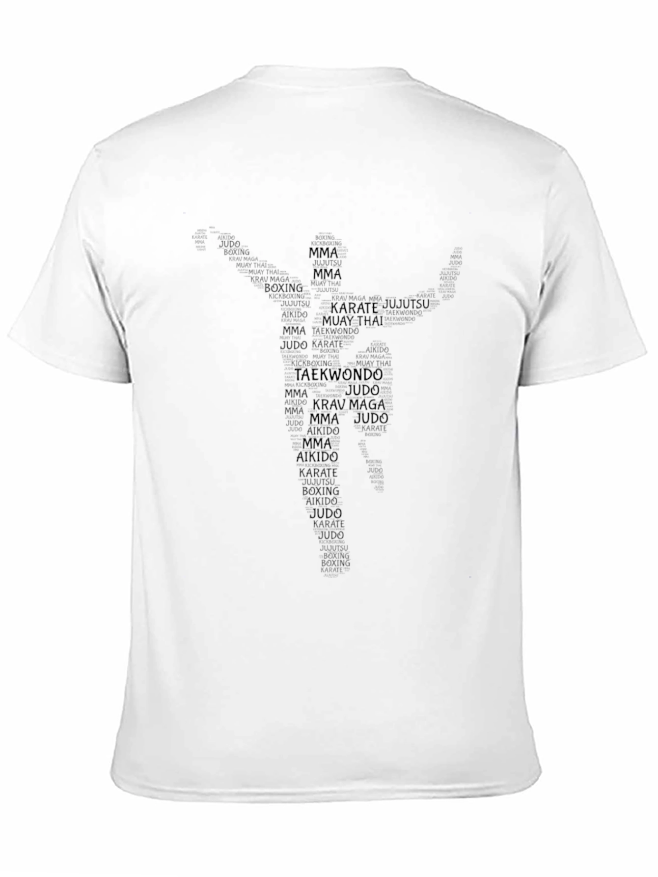 Martial Arts Typography T-Shirt