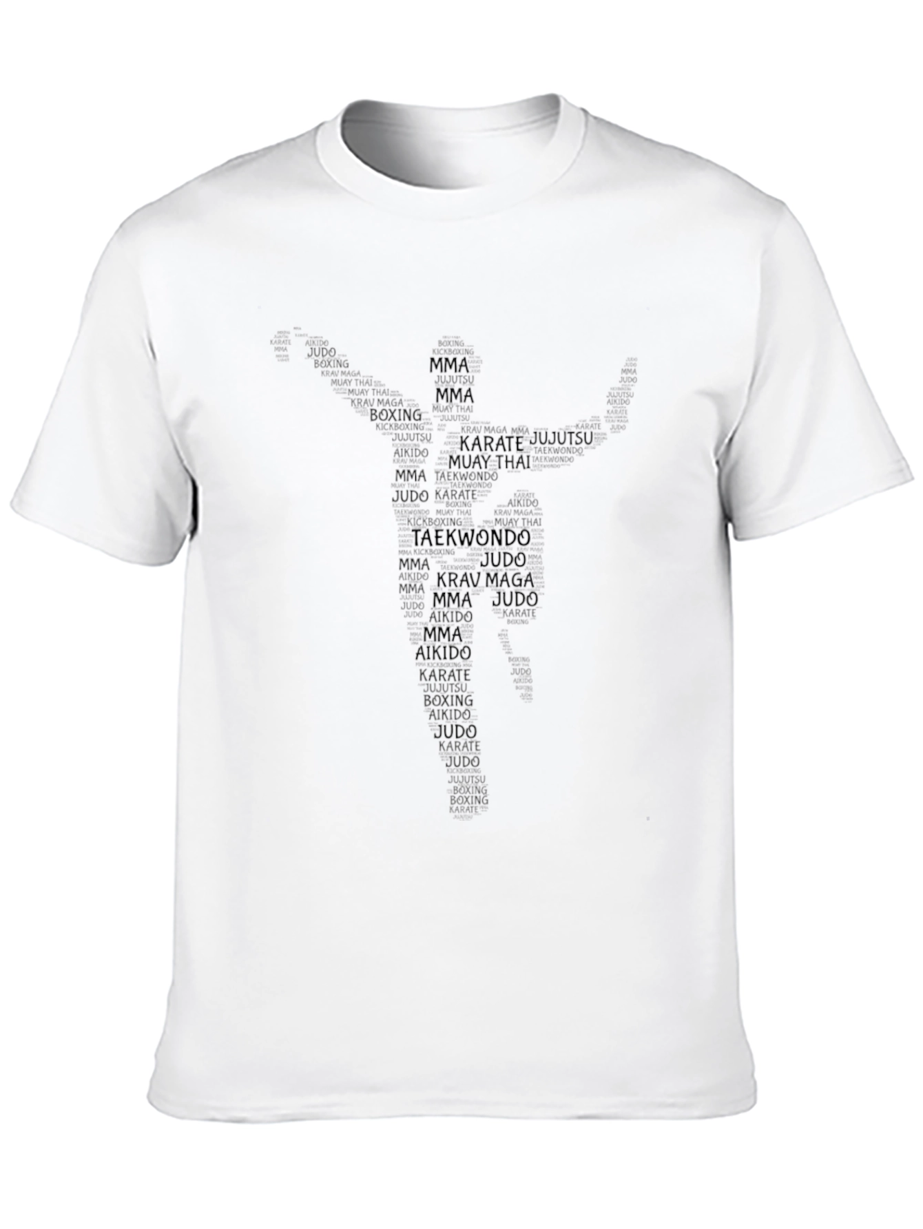Martial Arts Typography T-Shirt