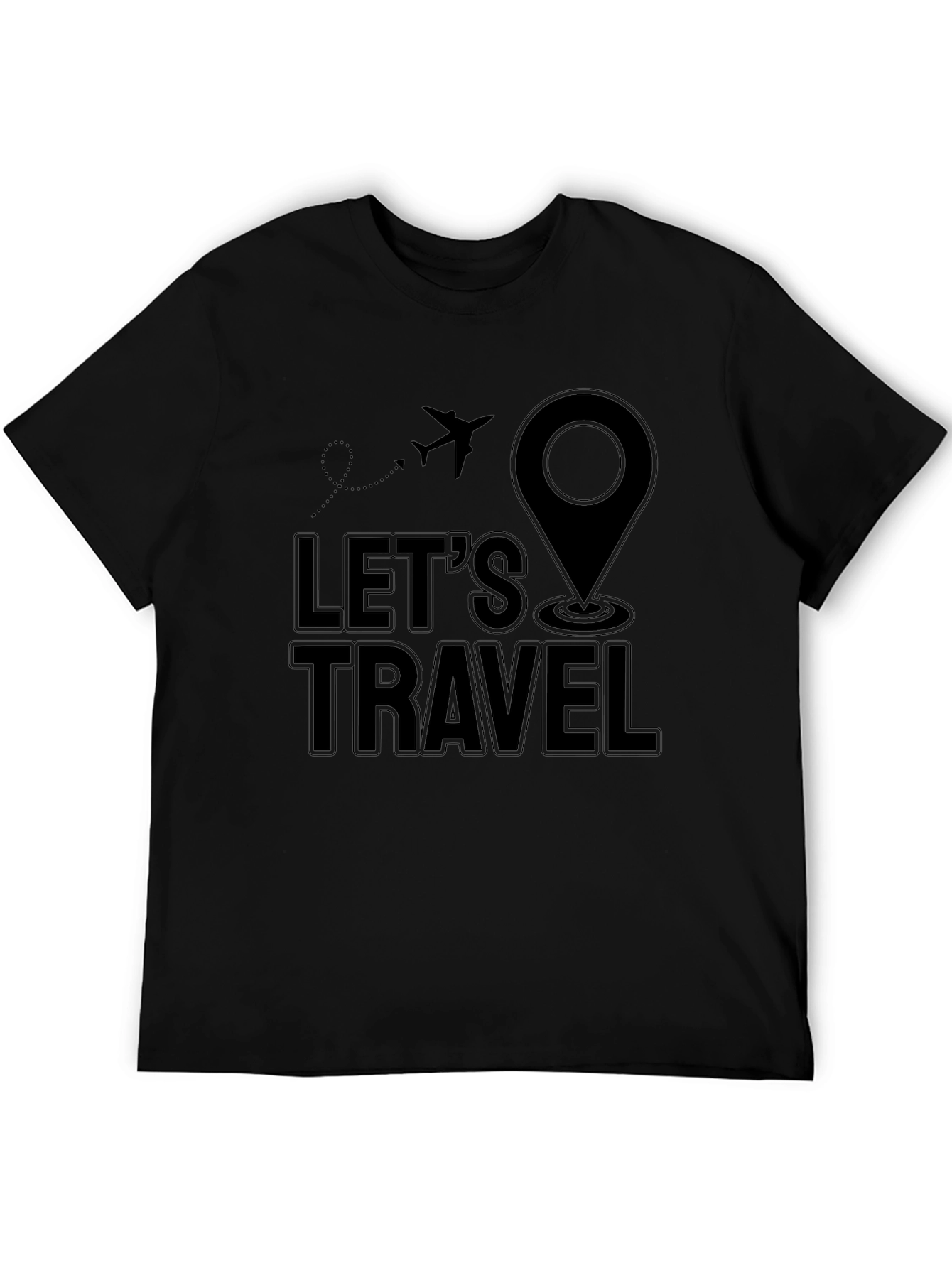 Lets Travel Graphic T-Shirt - Adventure Awaits