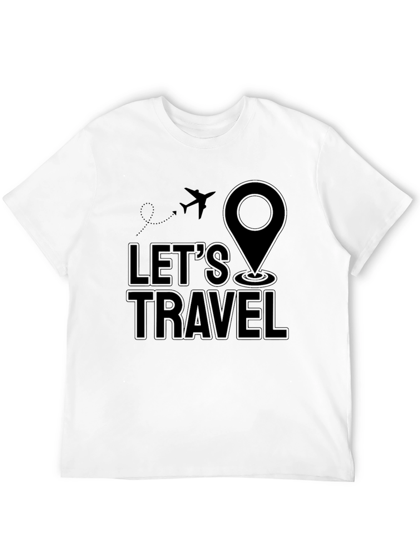 Lets Travel Graphic T-Shirt - Adventure Awaits