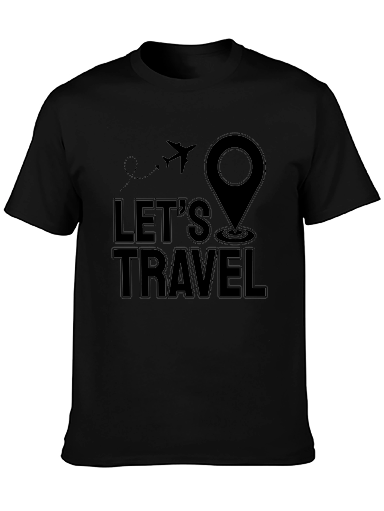 Lets Travel Graphic T-Shirt - Adventure Awaits