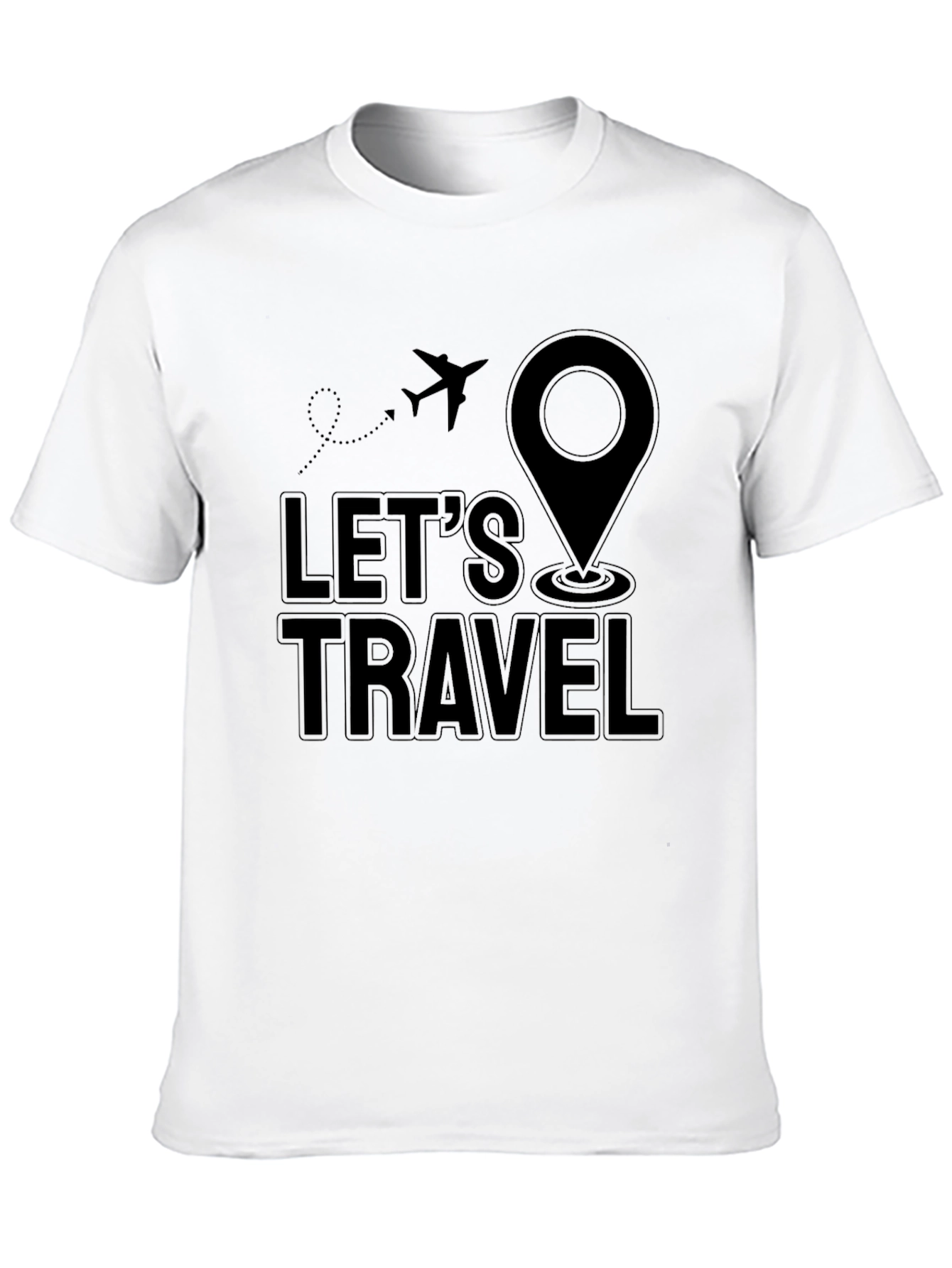Lets Travel Graphic T-Shirt - Adventure Awaits